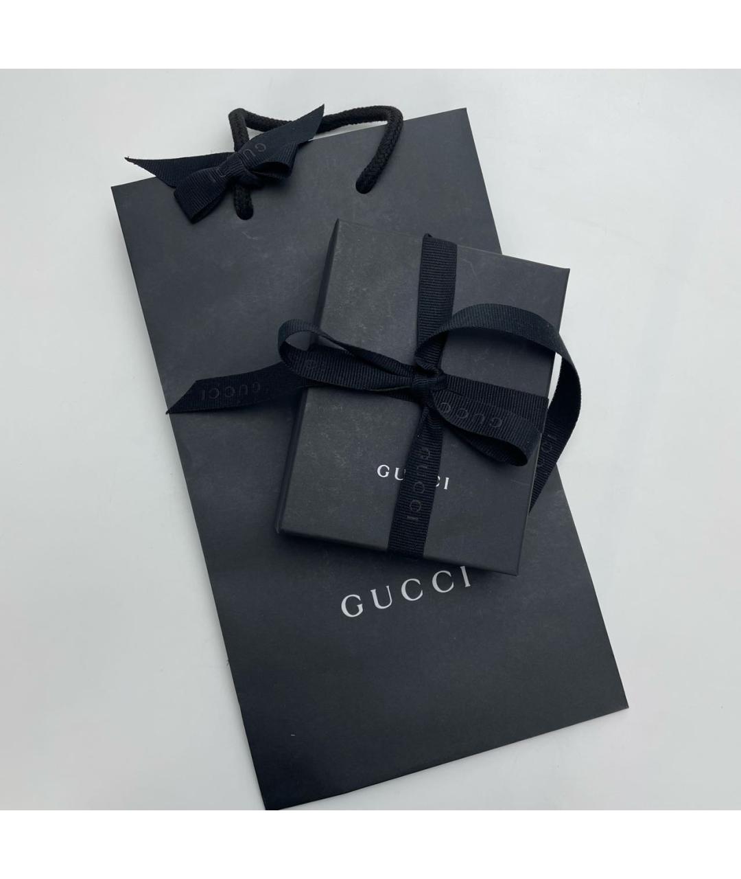 GUCCI Черный кожаный кардхолдер, фото 7