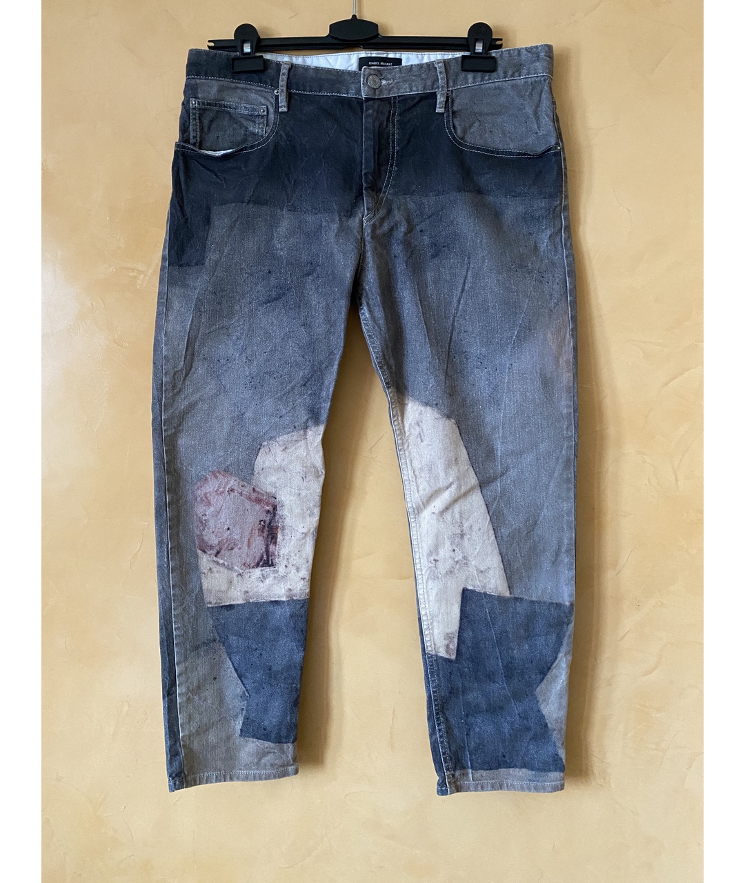 ISABEL MARANT Мульти хлопковые прямые джинсы, фото 4