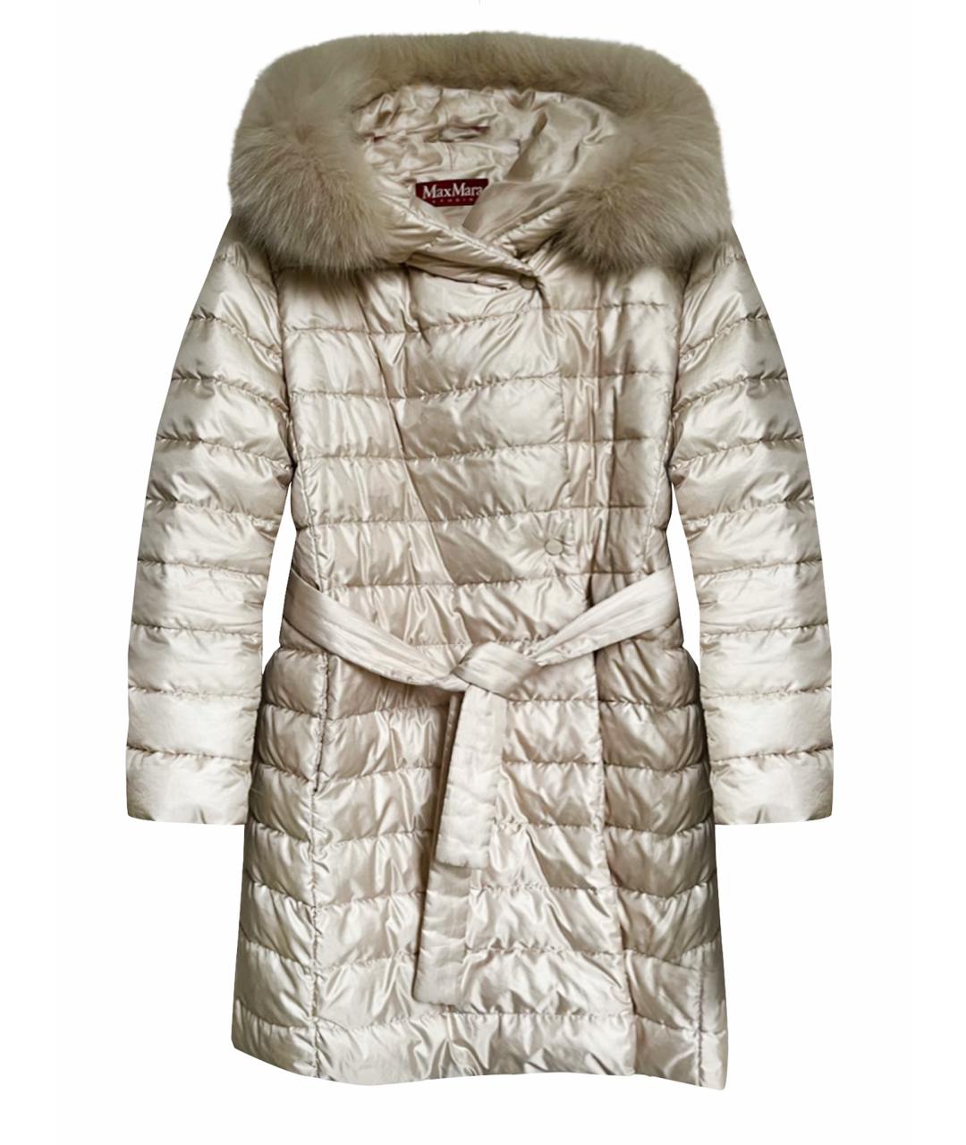 MAX MARA STUDIO Золотой пуховик, фото 1
