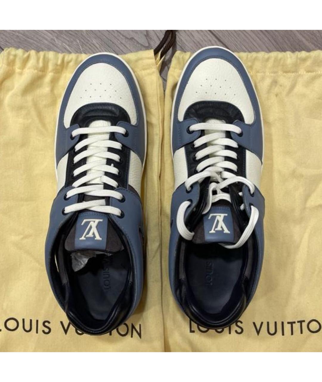 LOUIS VUITTON Мульти кожаные низкие кроссовки / кеды, фото 8