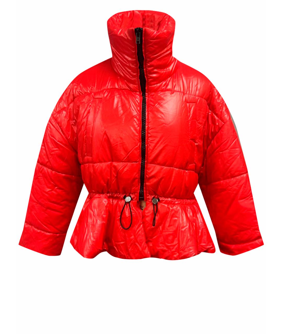 MSGM Красная полиамидовая куртка, фото 1