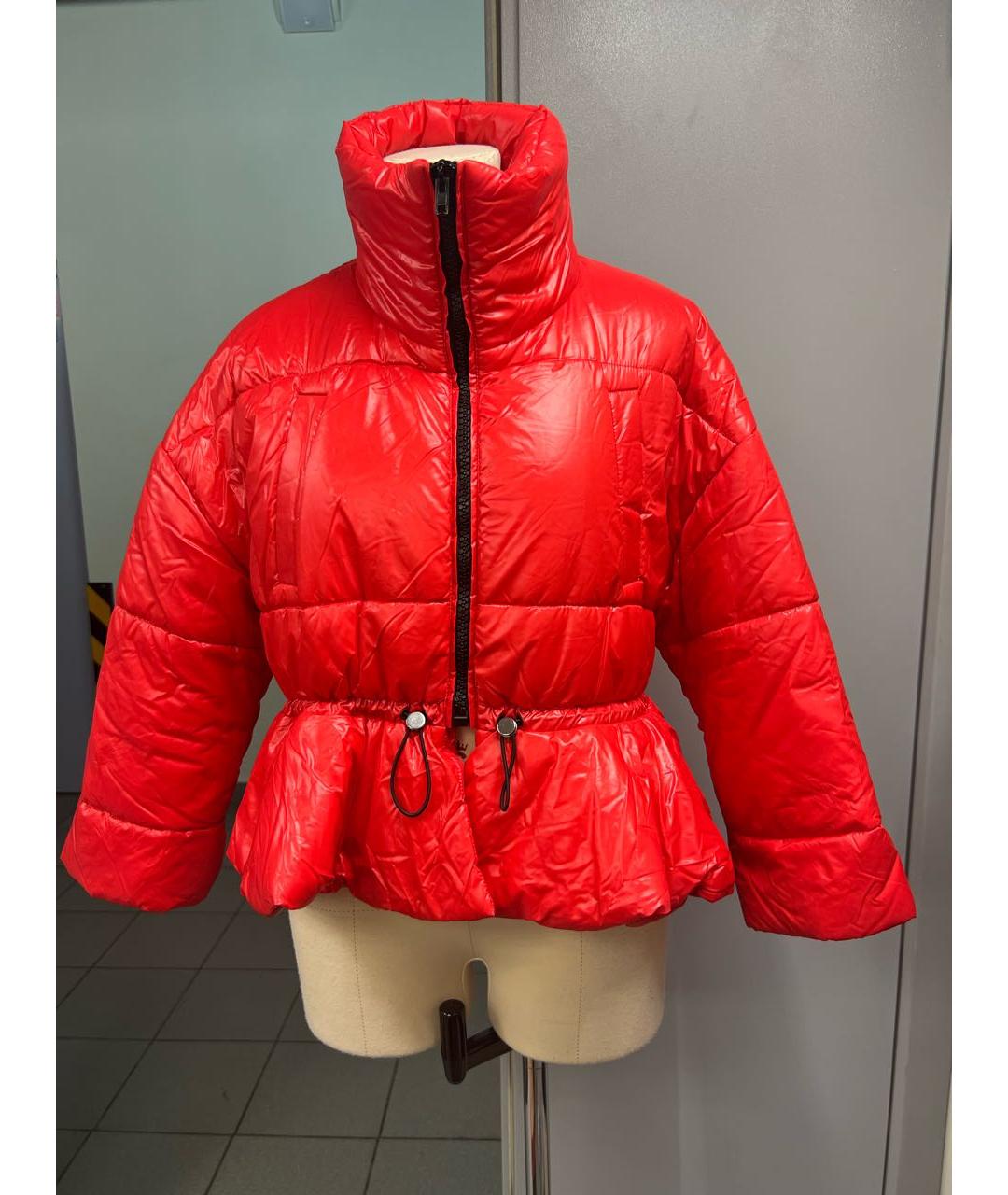 MSGM Красная полиамидовая куртка, фото 6
