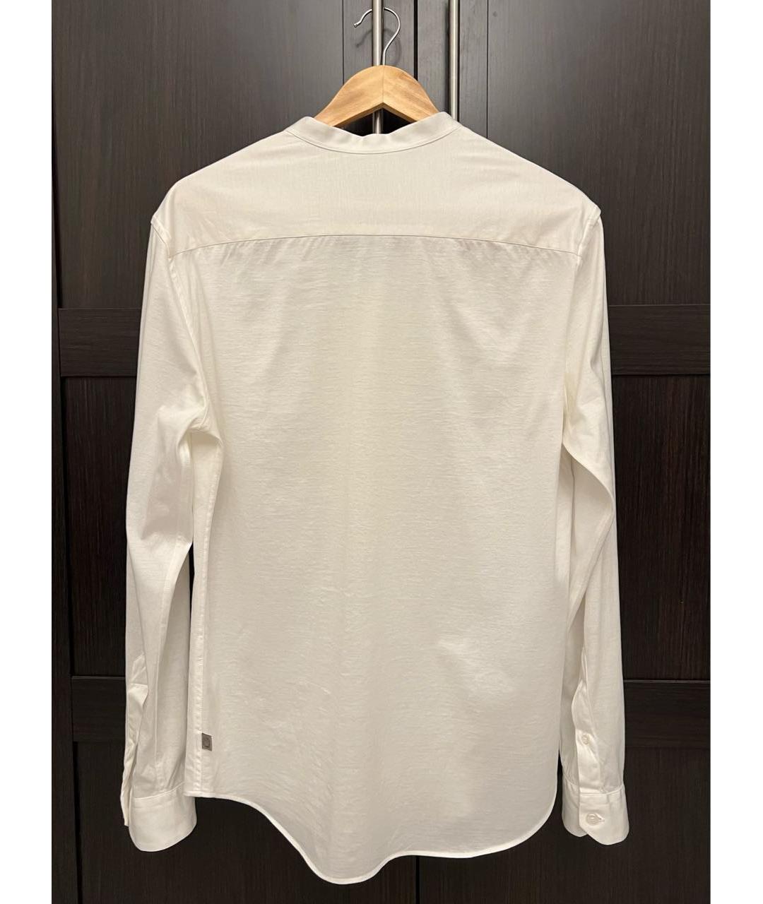 ARMANI COLLEZIONI Белая хлопковая кэжуал рубашка, фото 2