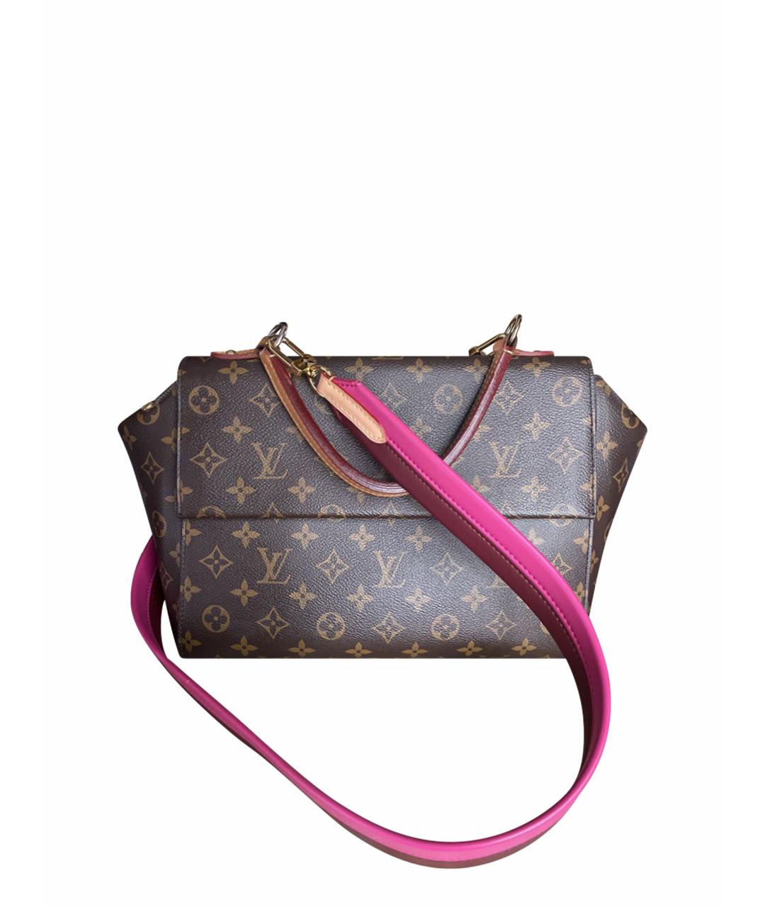 LOUIS VUITTON PRE-OWNED Коричневая сумка с короткими ручками, фото 1