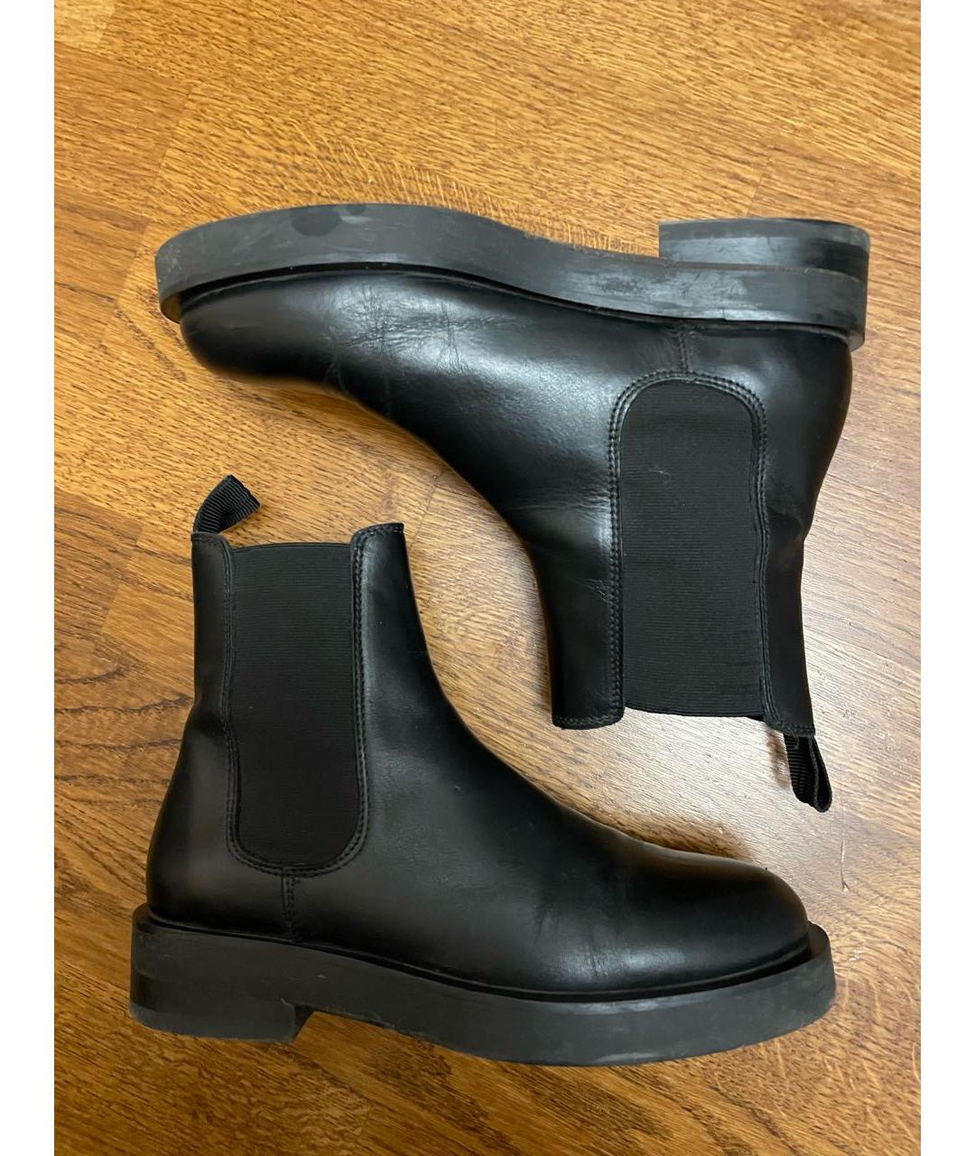 ARKET Черные кожаные ботинки, фото 2