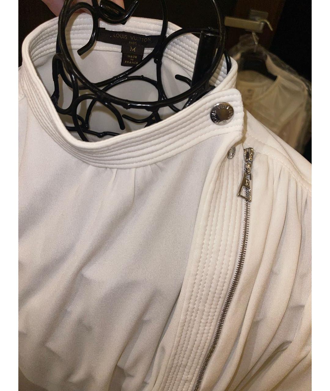 LOUIS VUITTON PRE-OWNED Белая шелковая блузы, фото 3