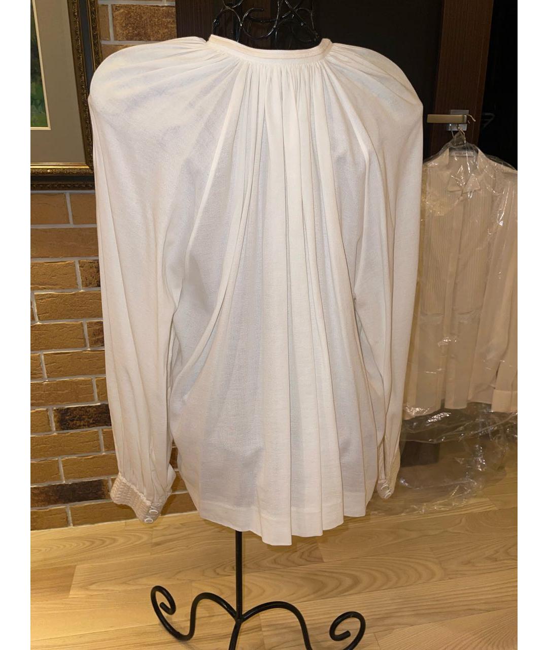 HERMES PRE-OWNED Белая хлопковая блузы, фото 3
