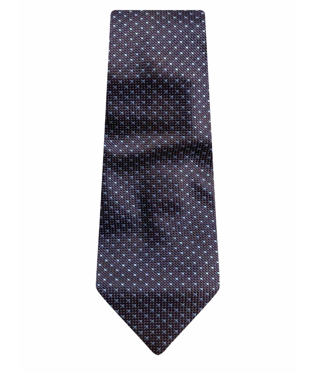 CASTELLO D'ORO Синий шелковый галстук, фото 1