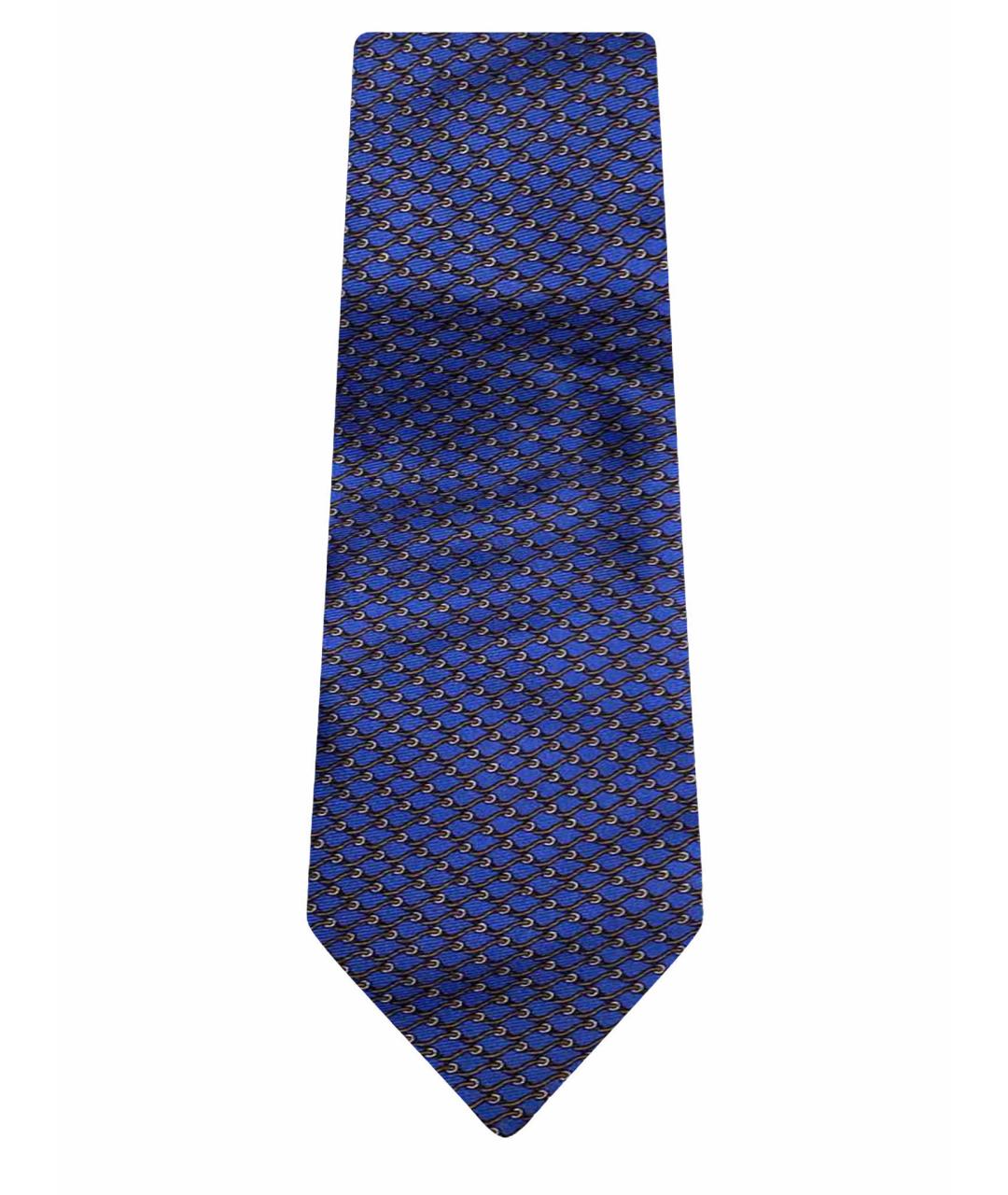 CASTELLO D'ORO Синий шелковый галстук, фото 1