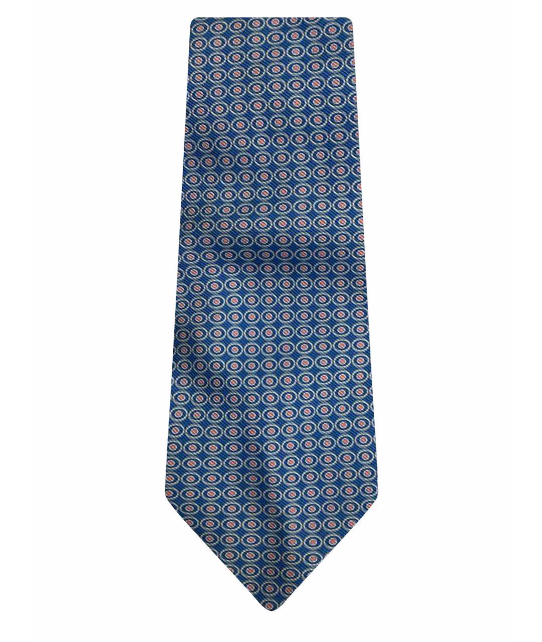 FINAMORE 1925 NAPOLI Синий шелковый галстук, фото 1
