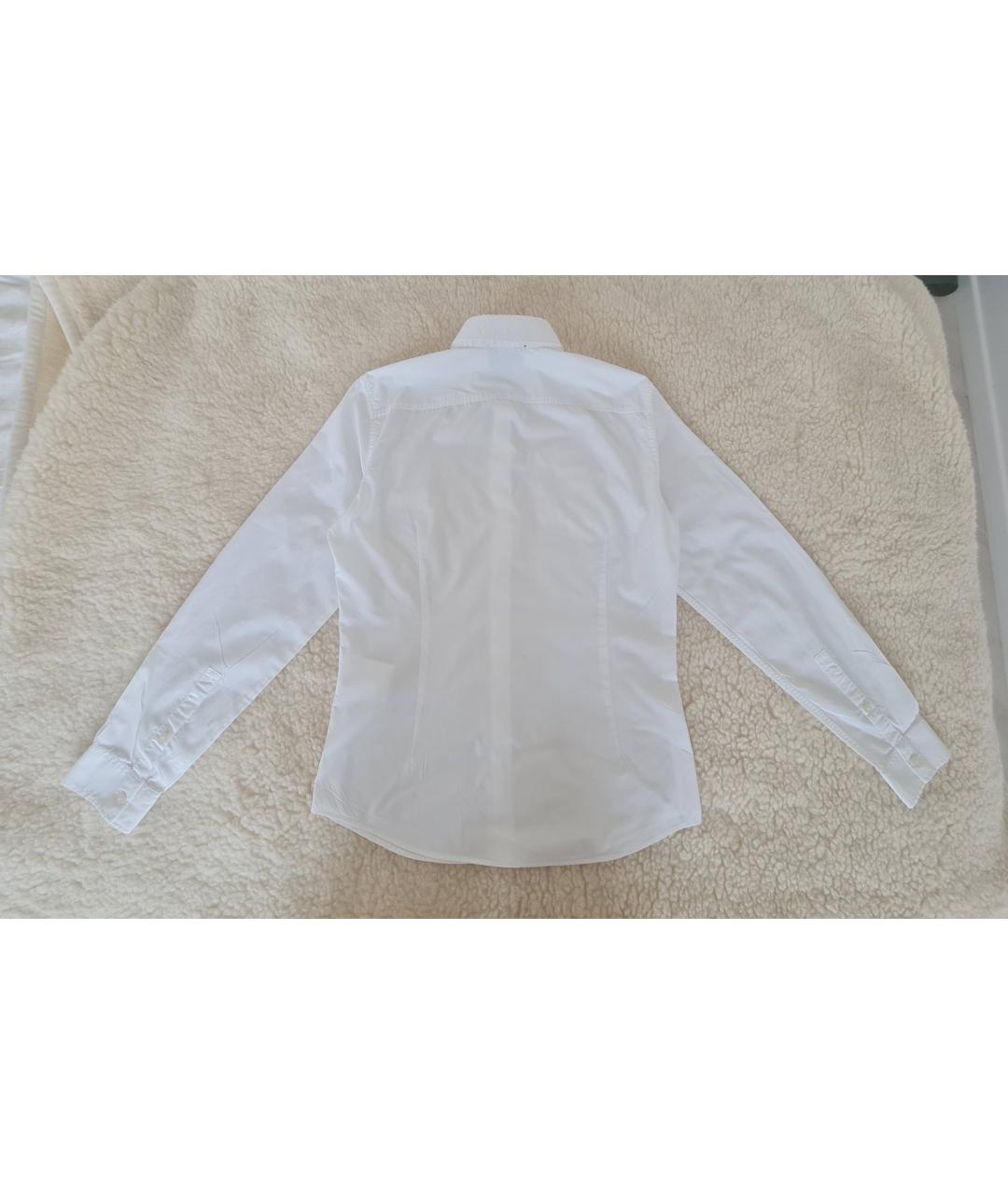 CAVALLI CLASS Белая хлопковая классическая рубашка, фото 2