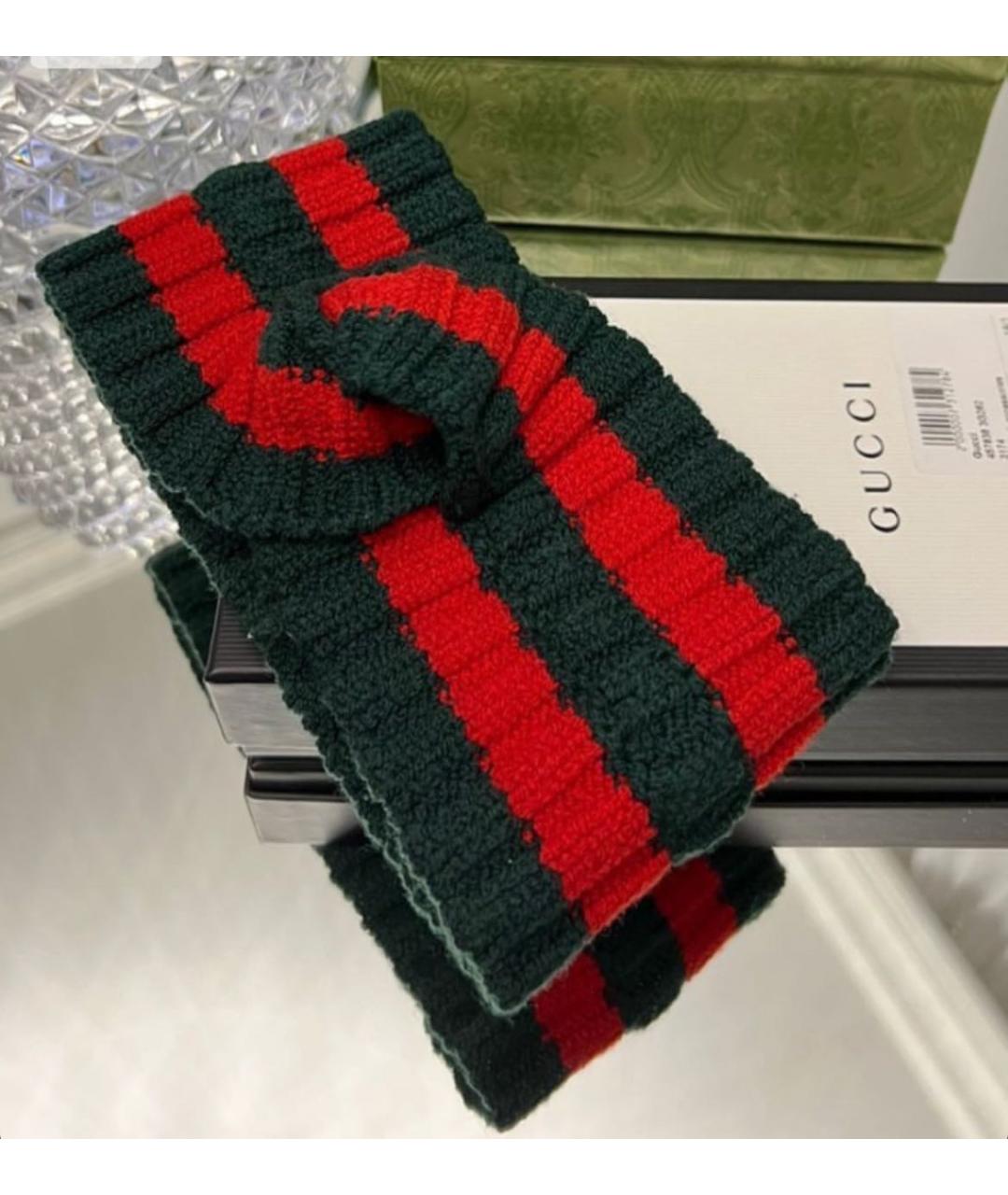 GUCCI Зеленая повязка на голову, фото 4