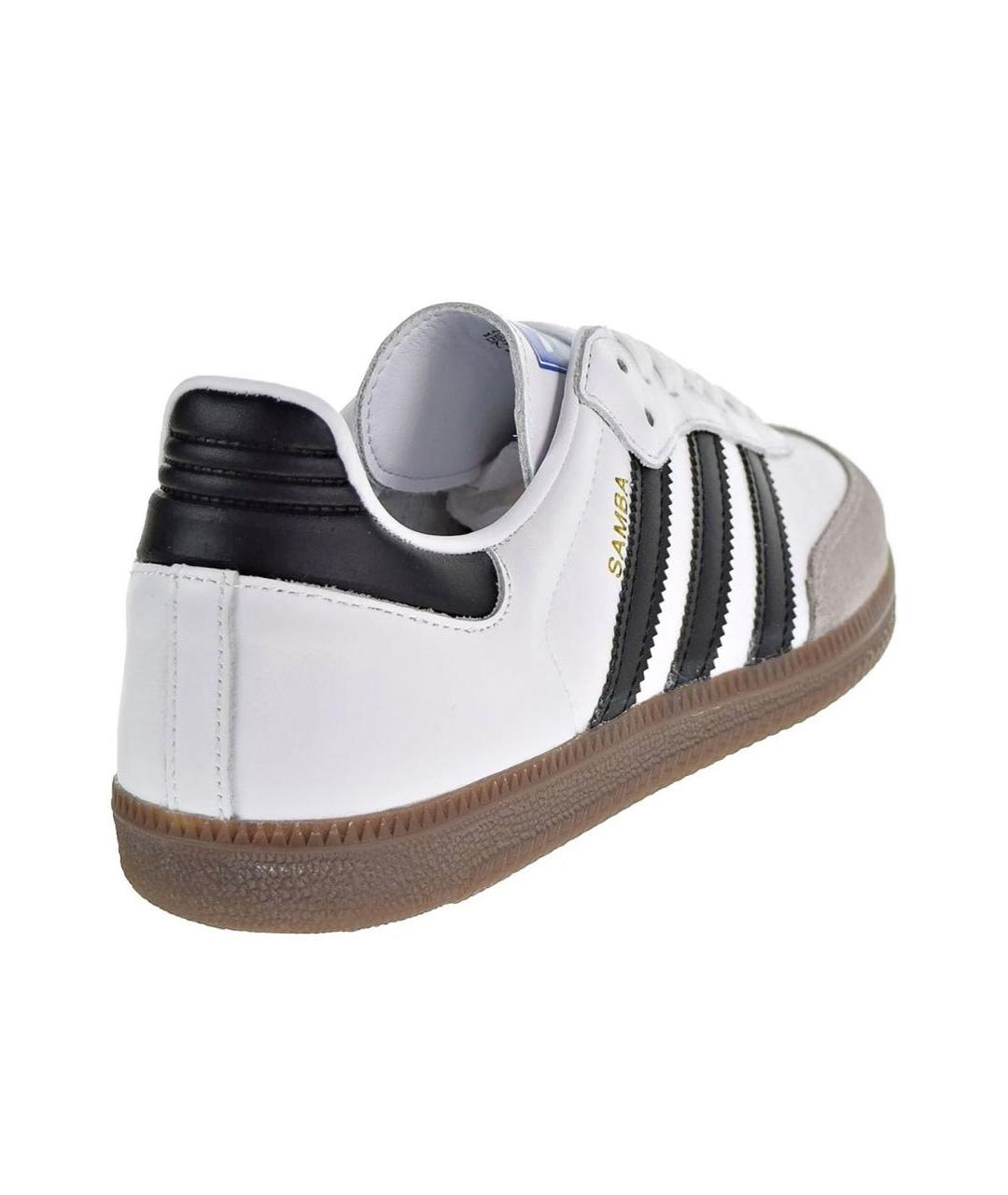 ADIDAS Белые кожаные кеды, фото 4