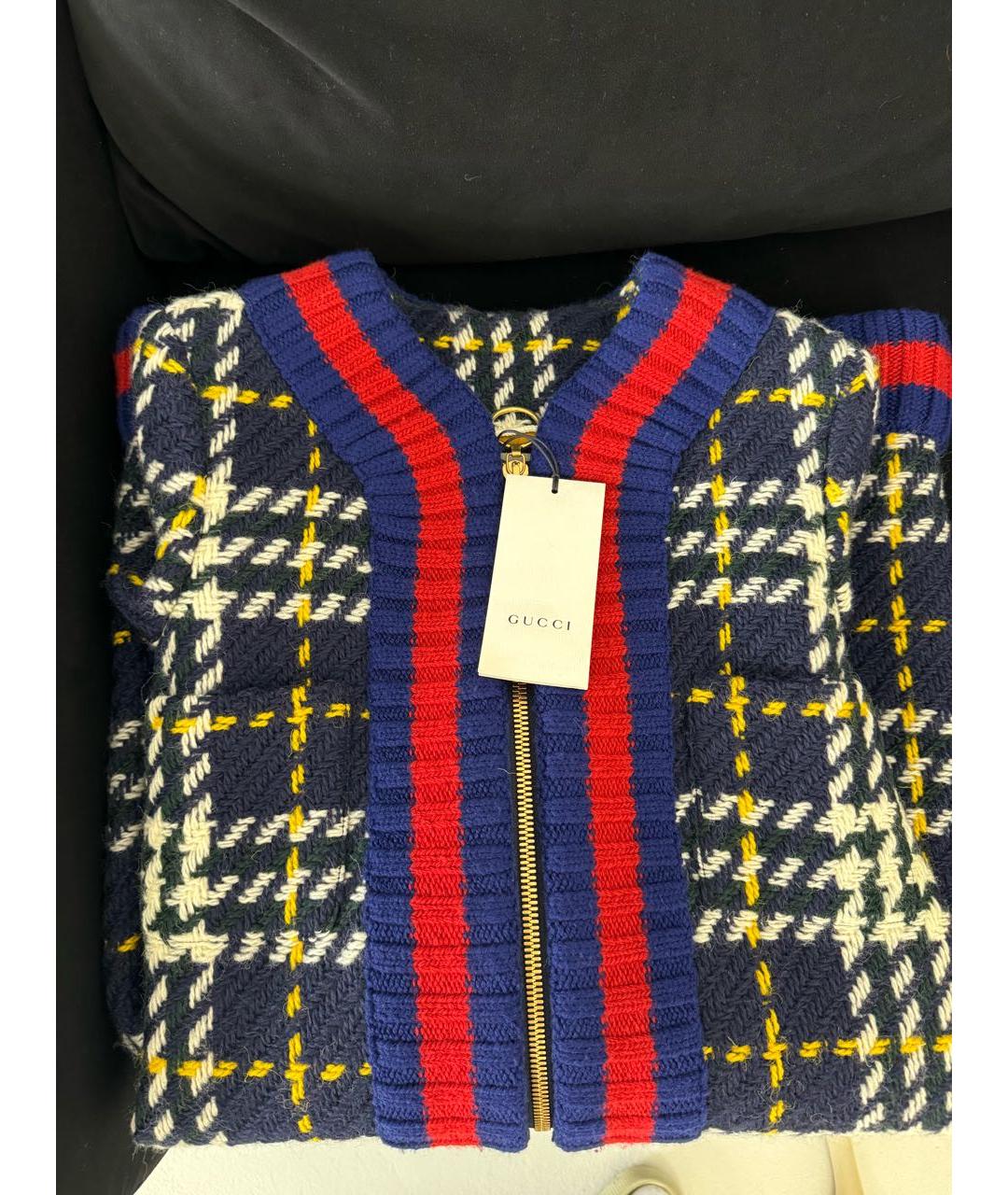 GUCCI Мульти шерстяное пальто, фото 8