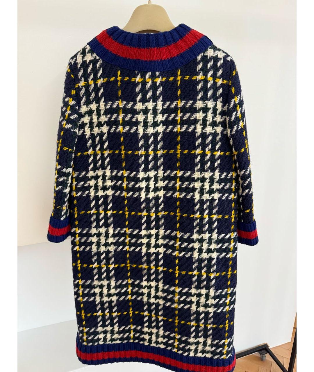 GUCCI Мульти шерстяное пальто, фото 3