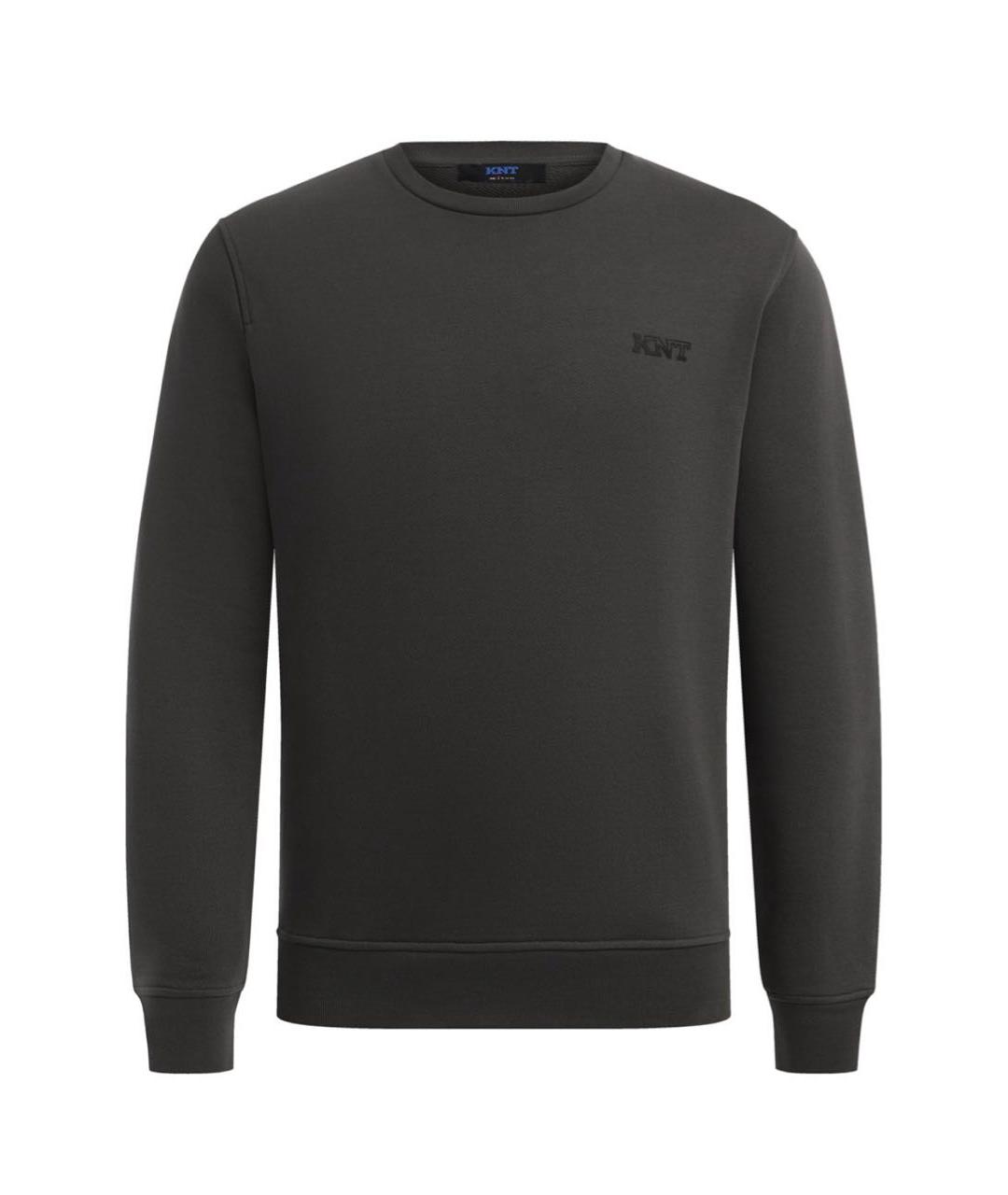 KITON Серый хлопковый спортивный костюм, фото 2
