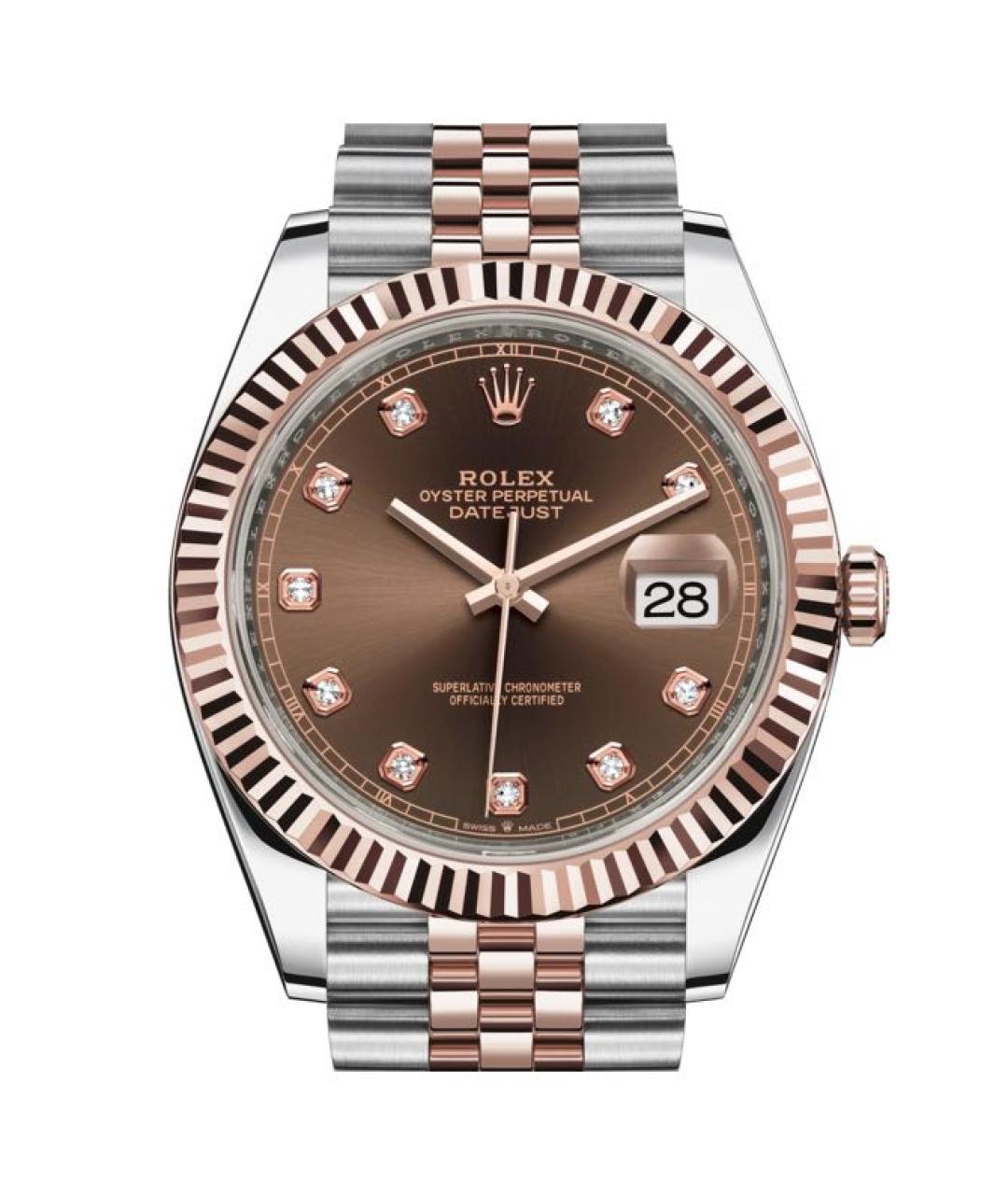 ROLEX Коричневые часы, фото 6