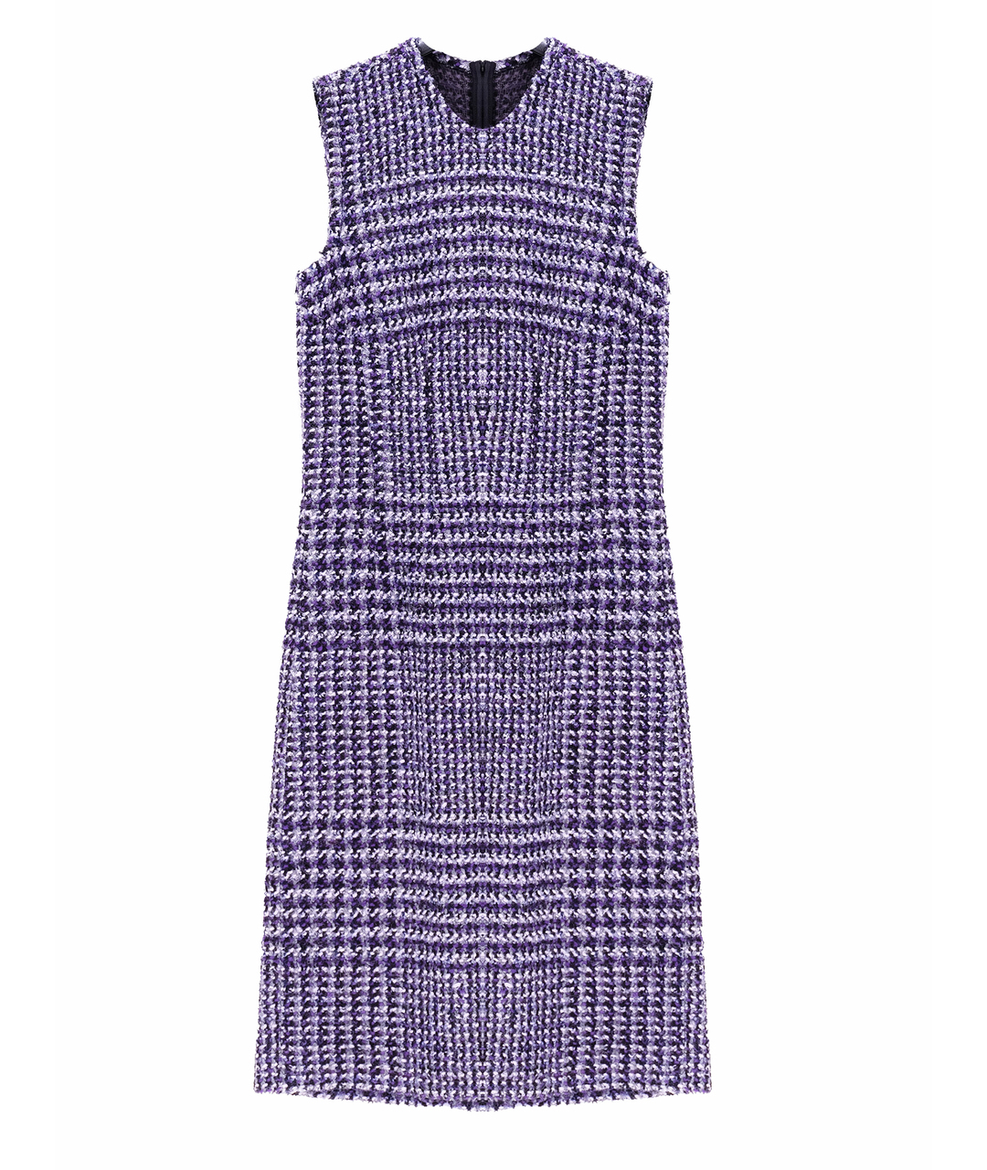 ERMANNO SCERVINO Фиолетовое шерстяное повседневное платье, фото 1