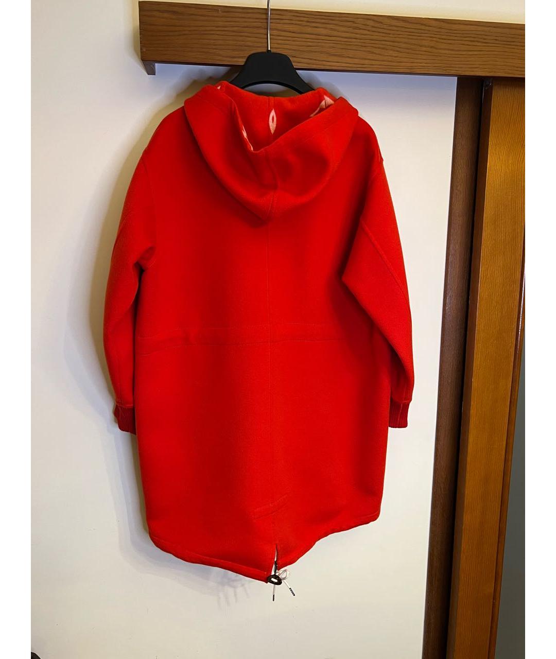 LOUIS VUITTON PRE-OWNED Красное шерстяное пальто, фото 2