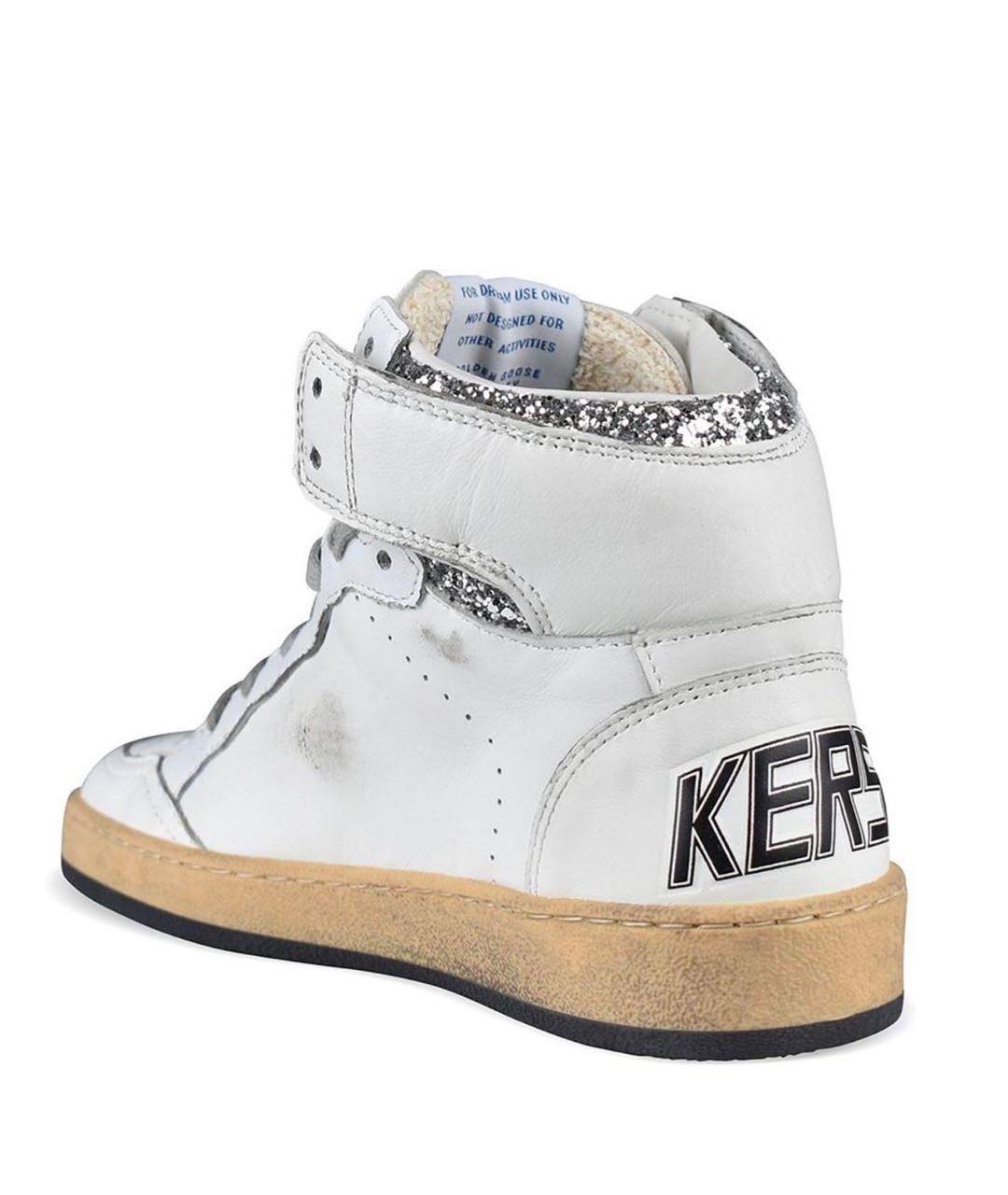 GOLDEN GOOSE DELUXE BRAND Белые кожаные кеды, фото 3