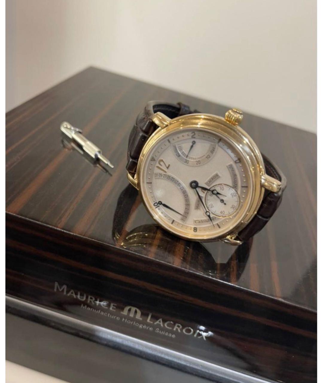 MAURICE LACROIX Золотые часы из розового золота, фото 2