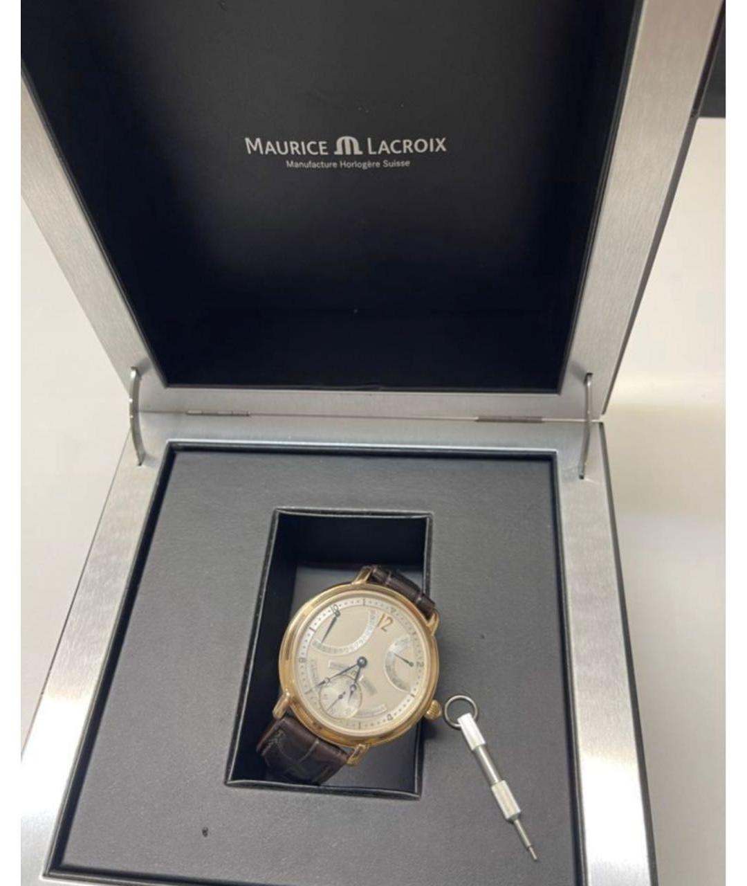 MAURICE LACROIX Золотые часы из розового золота, фото 7