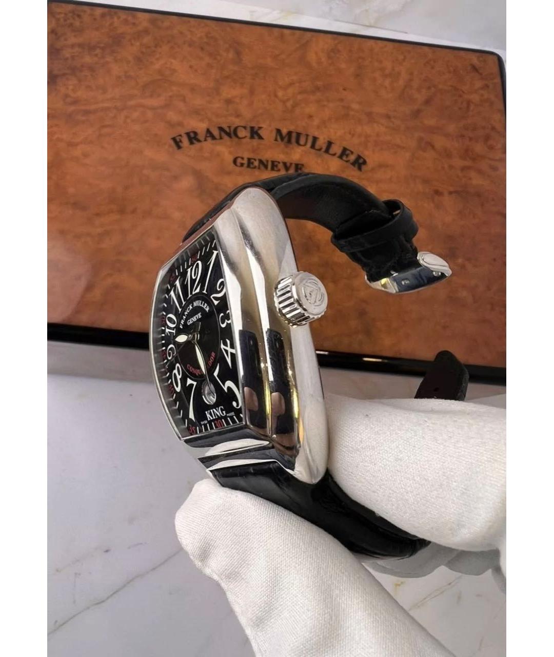 FRANCK MULLER Черные часы из белого золота, фото 6