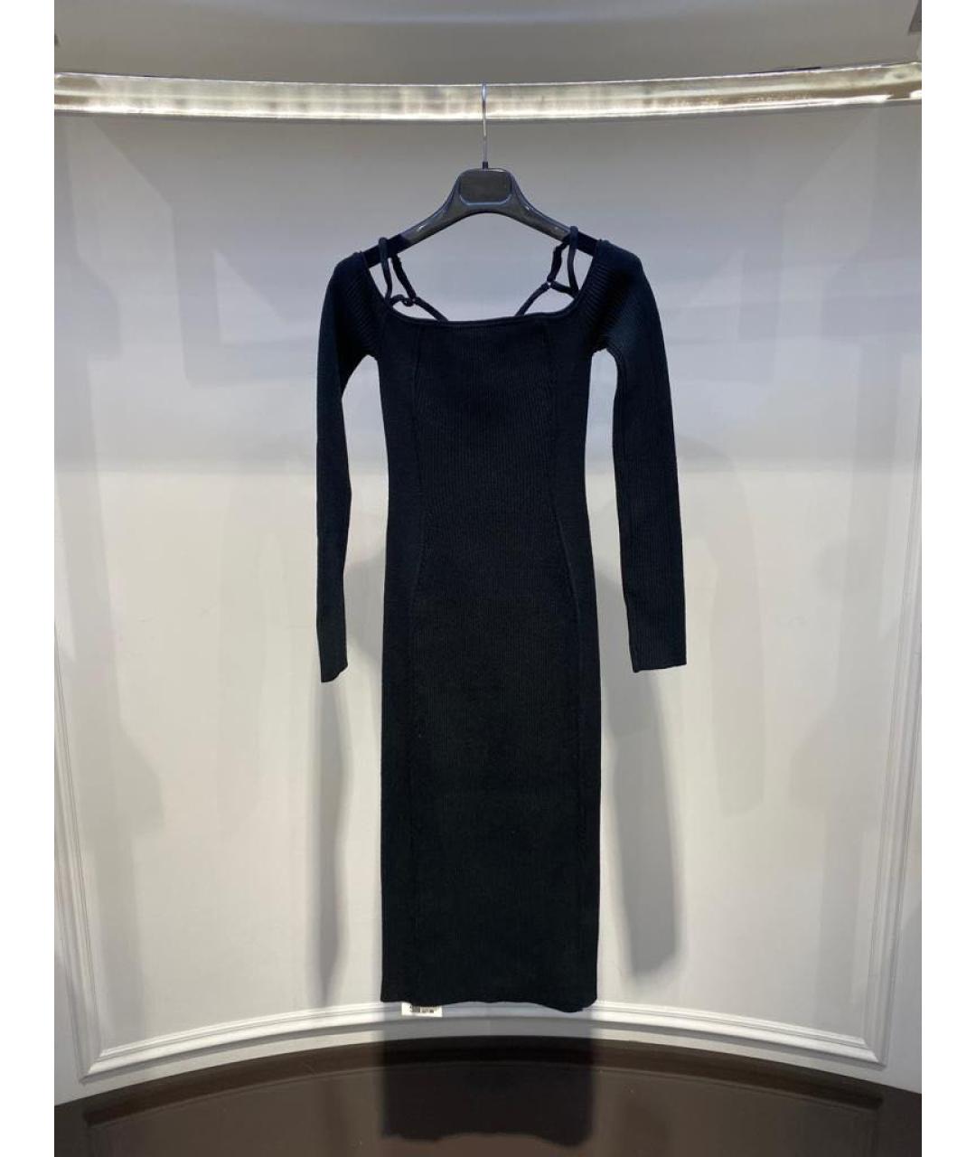 JACQUEMUS Черное повседневное платье, фото 2