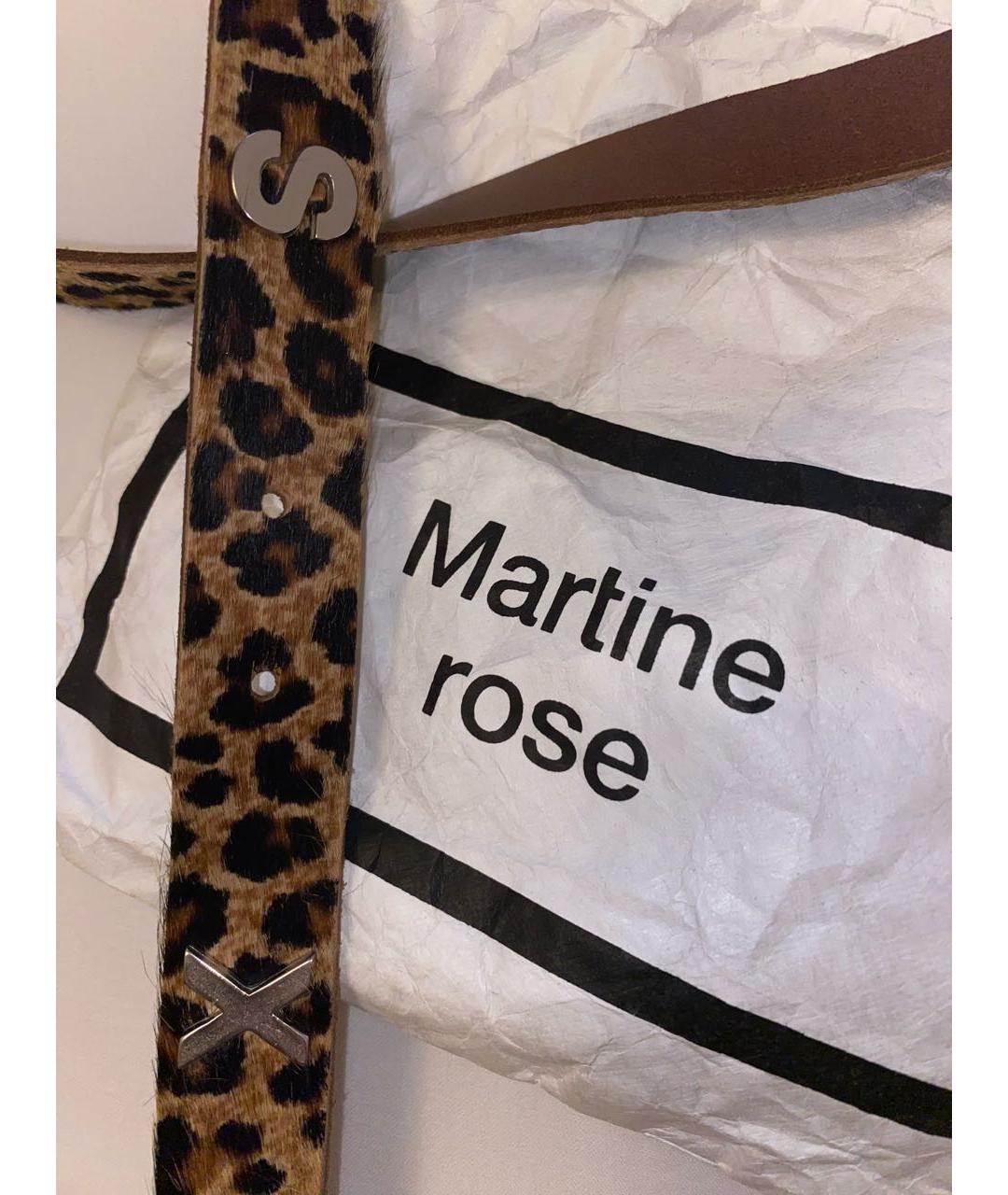 MARTINE ROSE Мульти кожаный ремень, фото 4
