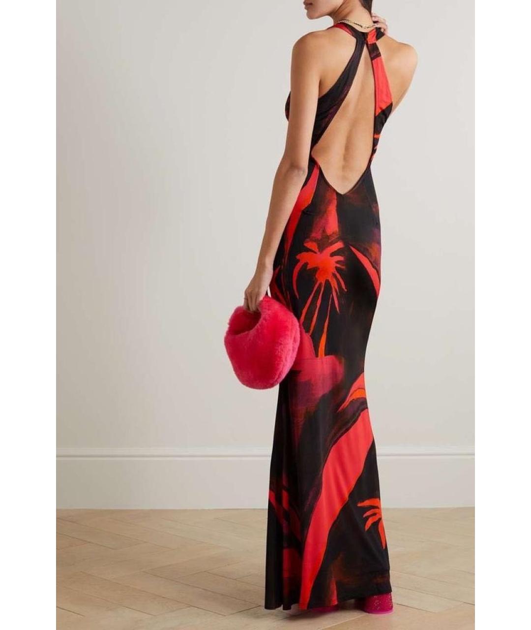 Louisa Ballou Красное вискозное вечернее платье, фото 3