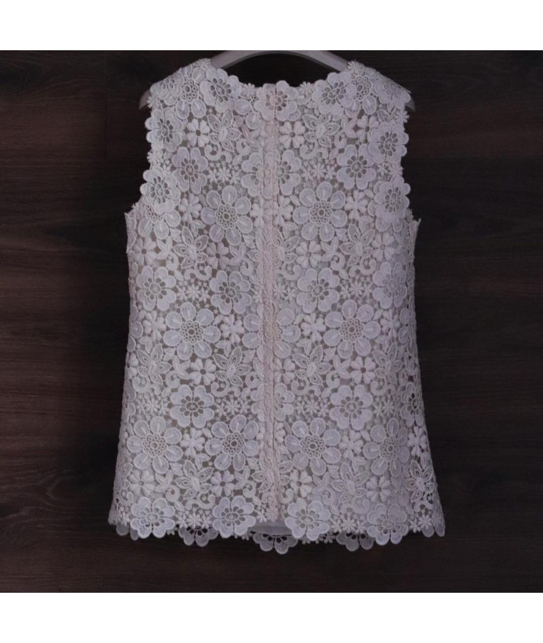 DOLCE&GABBANA Бежевая хлопковая блузы, фото 2