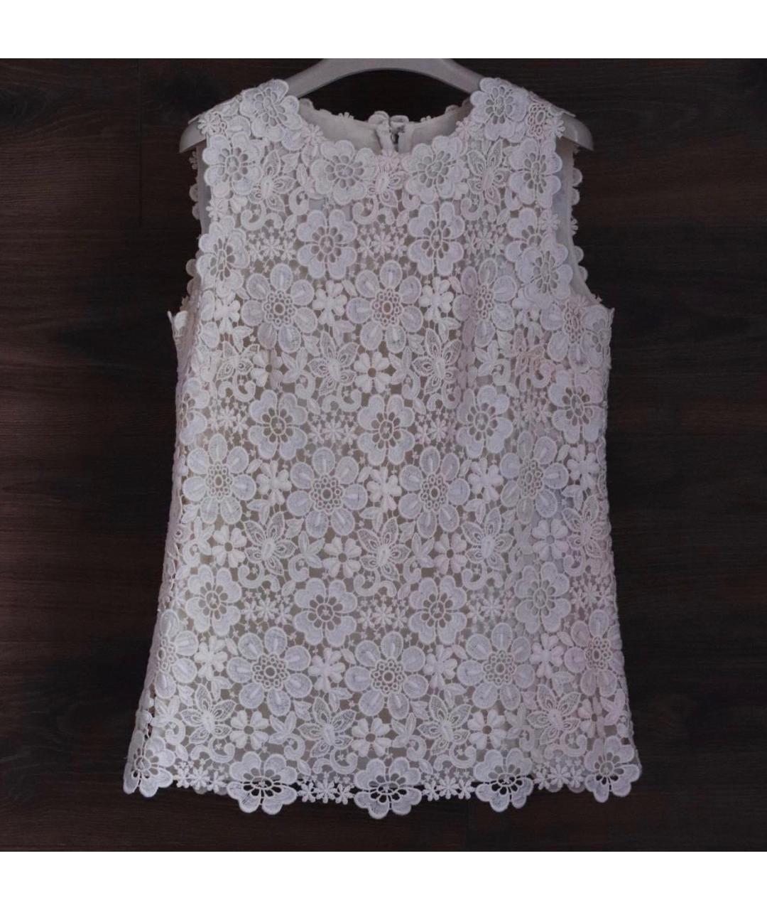 DOLCE&GABBANA Бежевая хлопковая блузы, фото 6