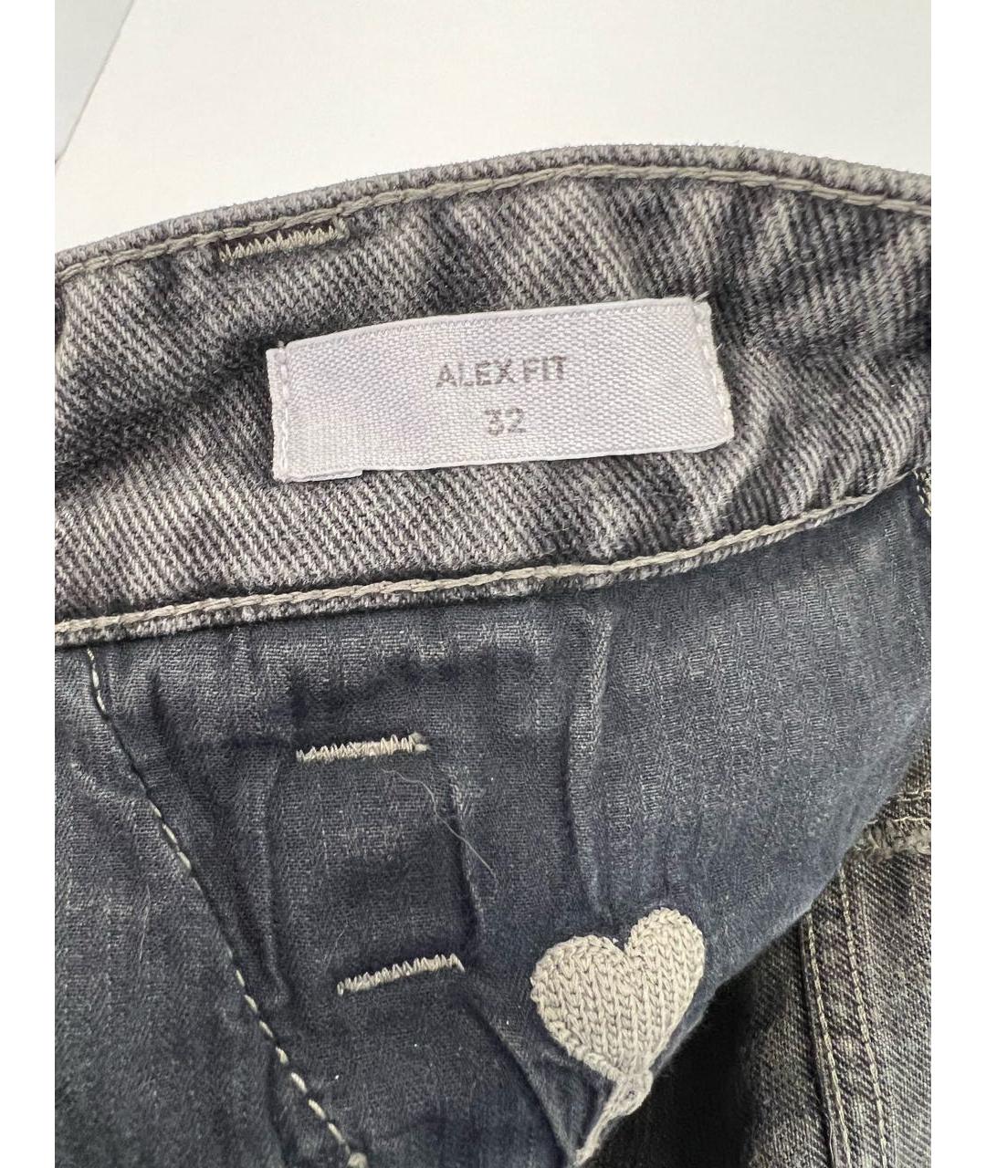 AMI Черные деним шорты, фото 5