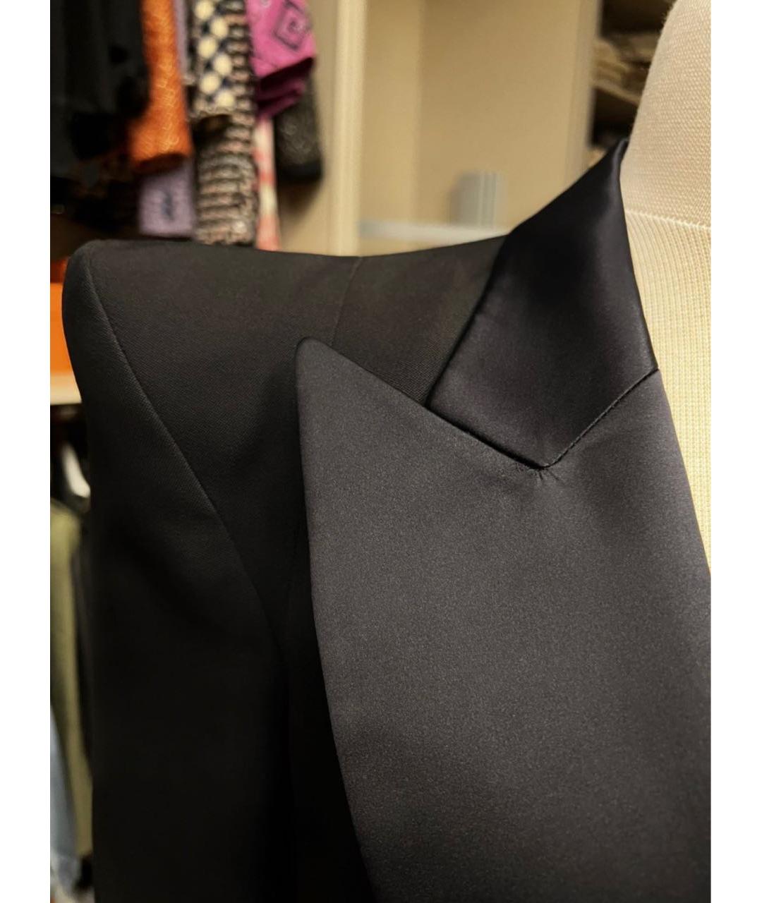 BALMAIN Черный шерстяной жакет/пиджак, фото 7