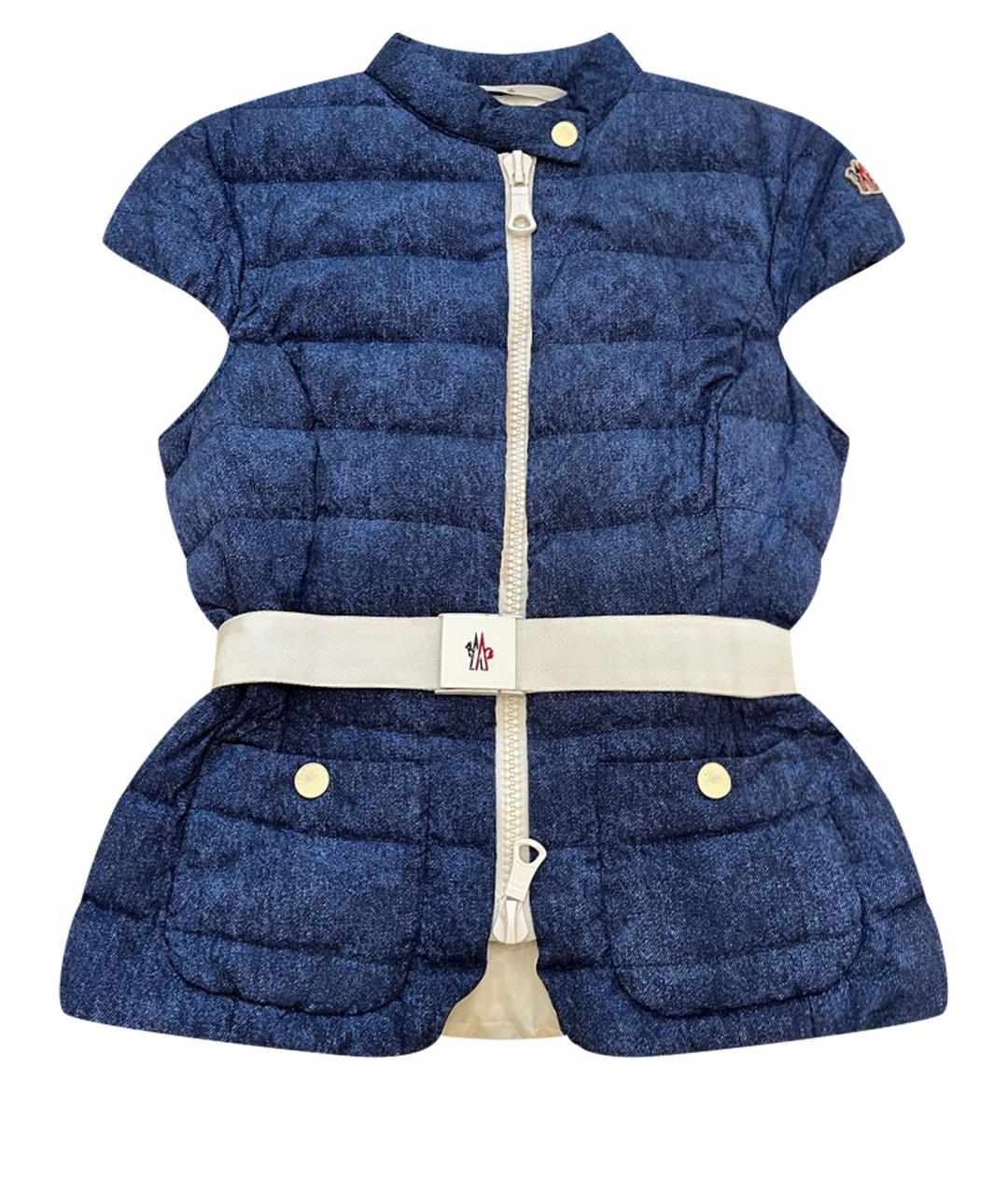 MONCLER Синий жилет, фото 1