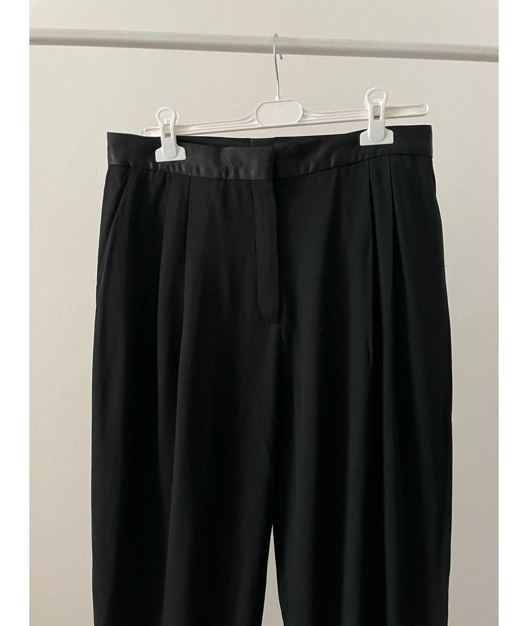 ACNE STUDIOS Черные вискозные прямые брюки, фото 3