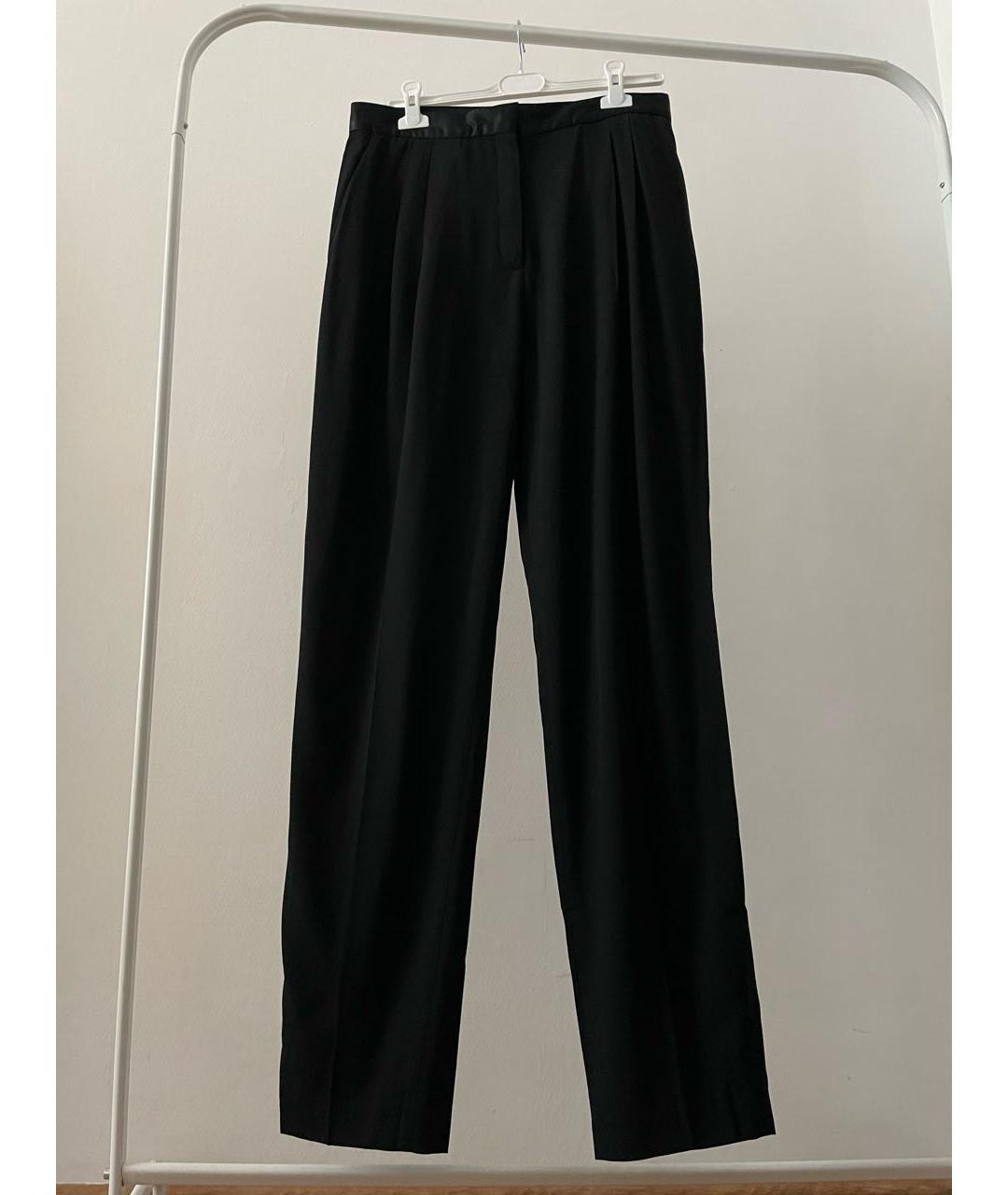 ACNE STUDIOS Черные вискозные прямые брюки, фото 6