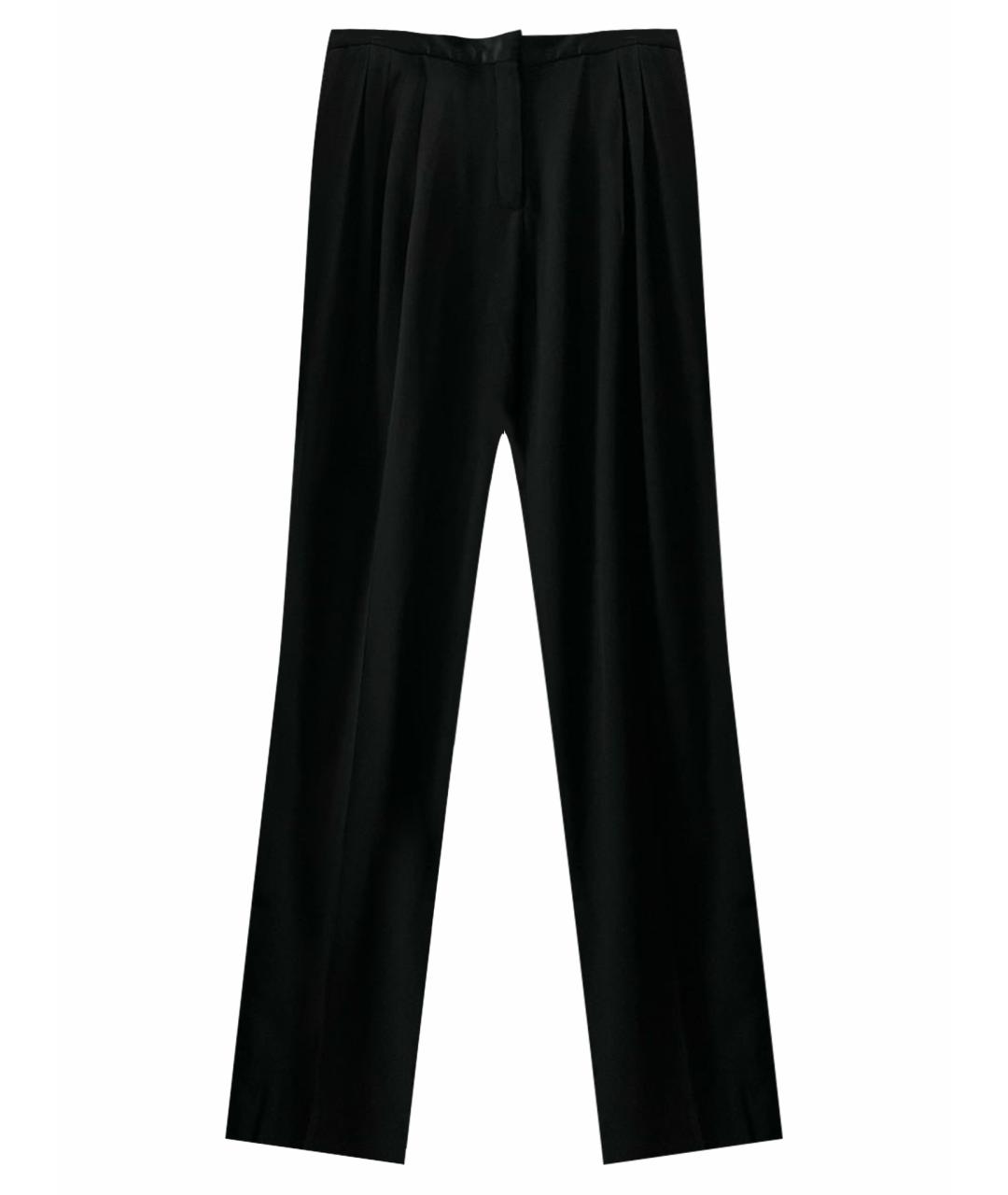 ACNE STUDIOS Черные вискозные прямые брюки, фото 1
