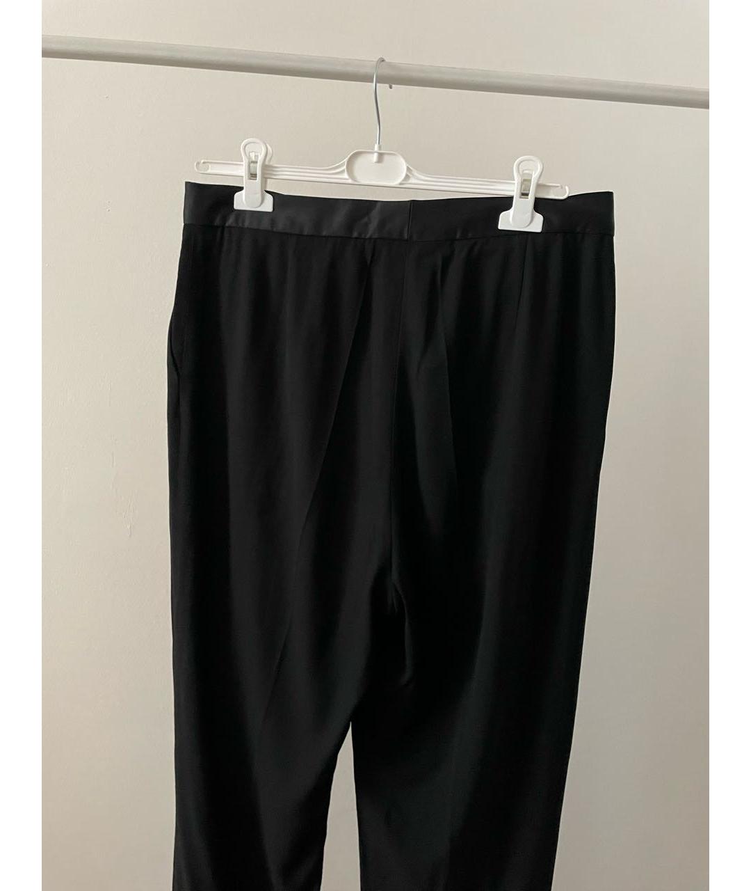 ACNE STUDIOS Черные вискозные прямые брюки, фото 4