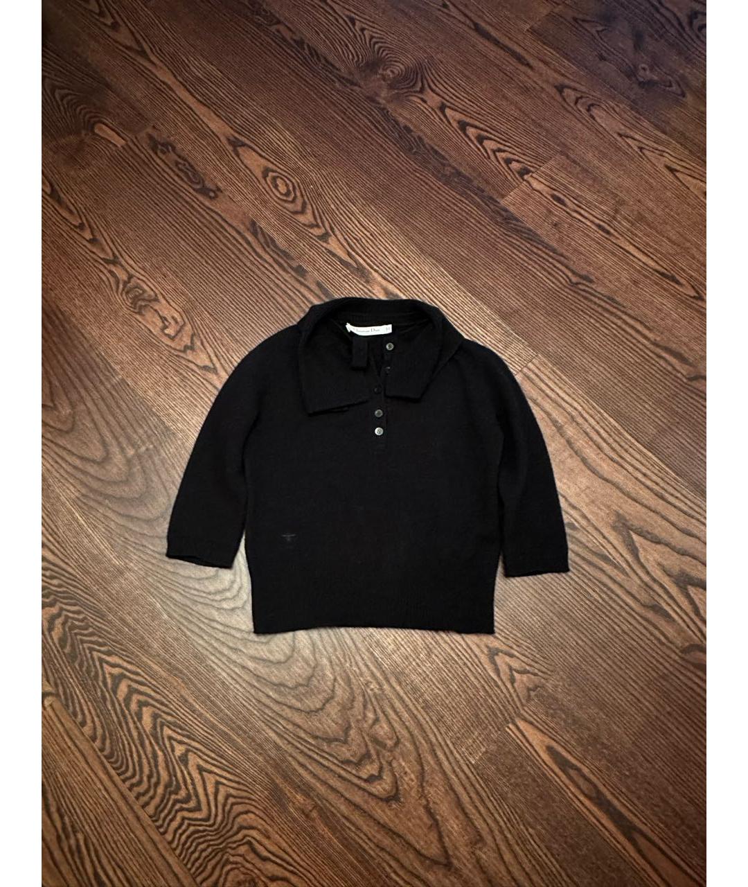 CHRISTIAN DIOR PRE-OWNED Черный кашемировый джемпер / свитер, фото 7
