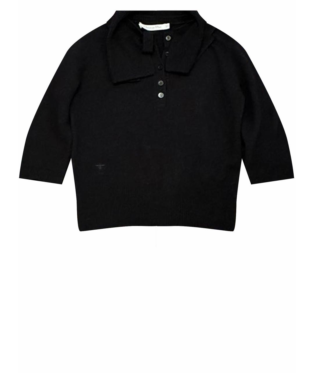 CHRISTIAN DIOR PRE-OWNED Черный кашемировый джемпер / свитер, фото 1