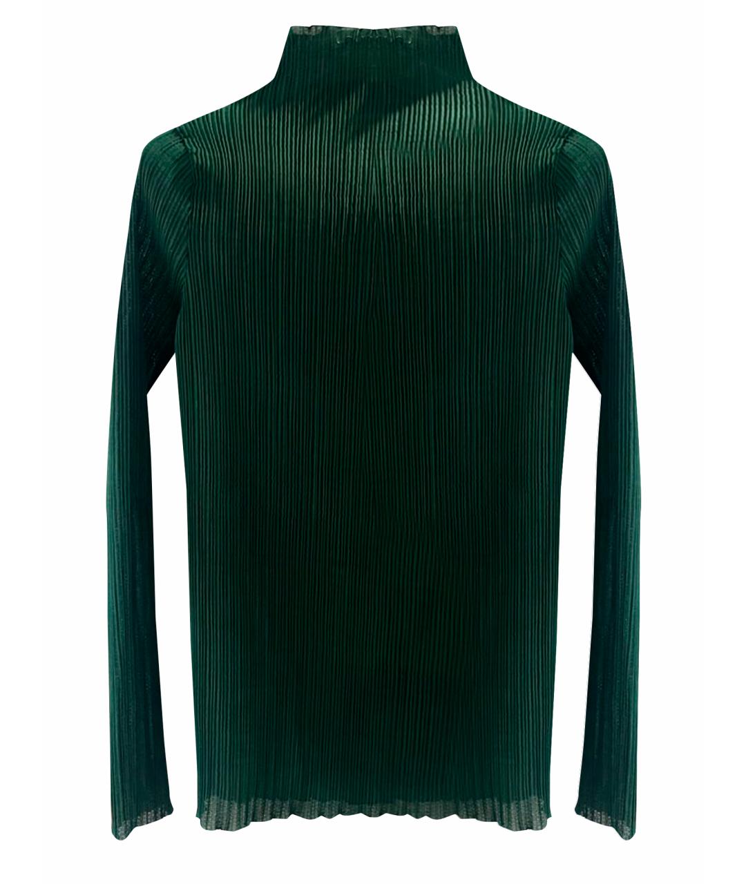 JIL SANDER Зеленая вискозная блузы, фото 1