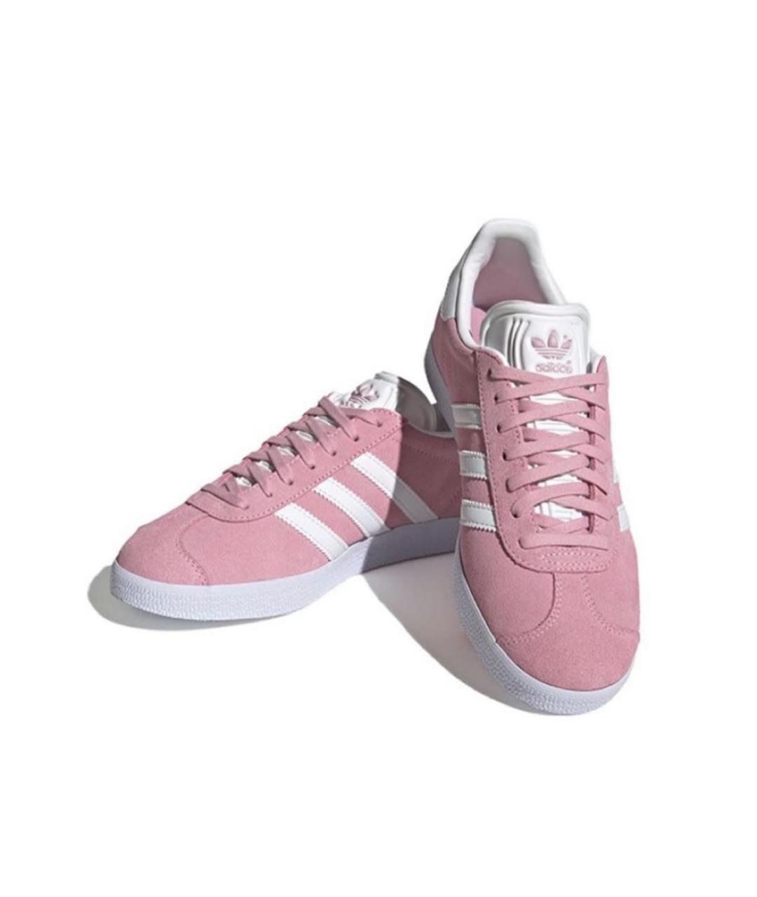 ADIDAS Коралловые замшевые кроссовки, фото 2
