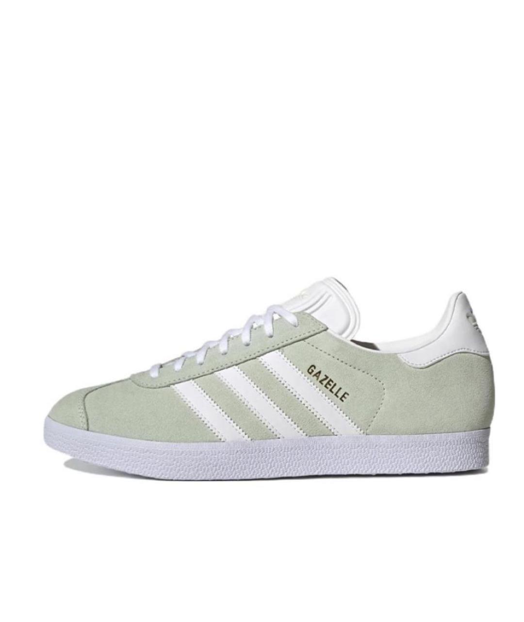 ADIDAS Салатовые замшевые кроссовки, фото 3