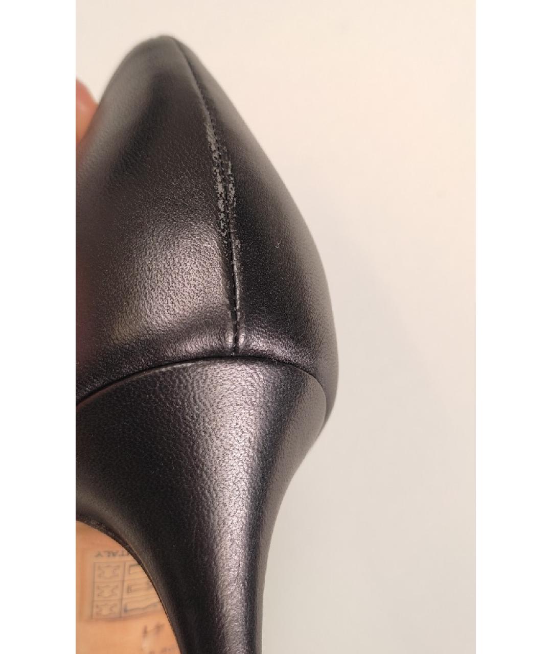 CHRISTIAN DIOR Черные кожаные туфли, фото 6