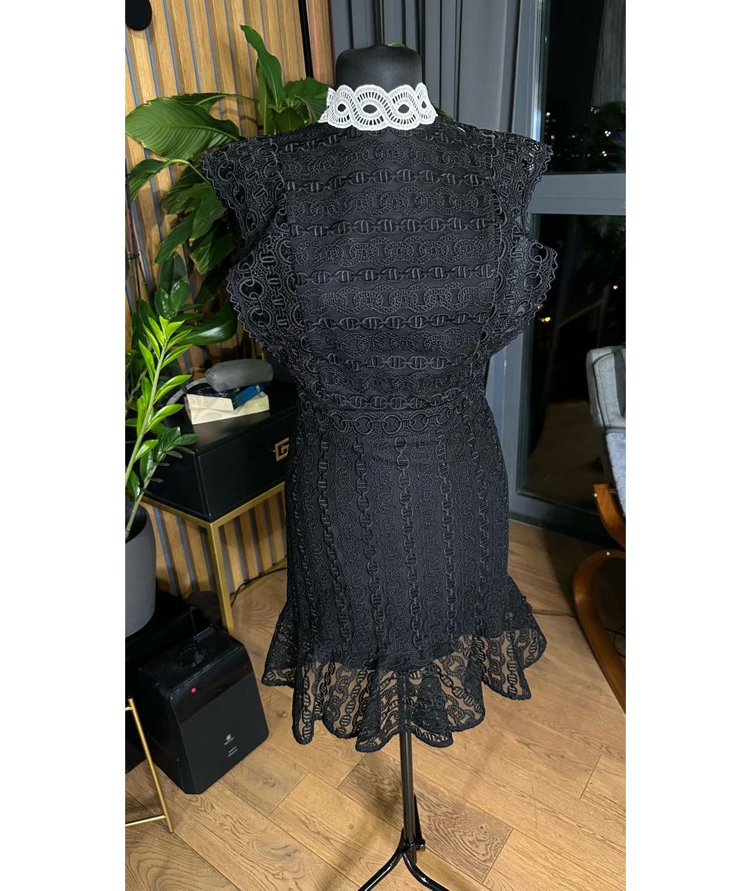SANDRO Черное коктейльное платье, фото 2
