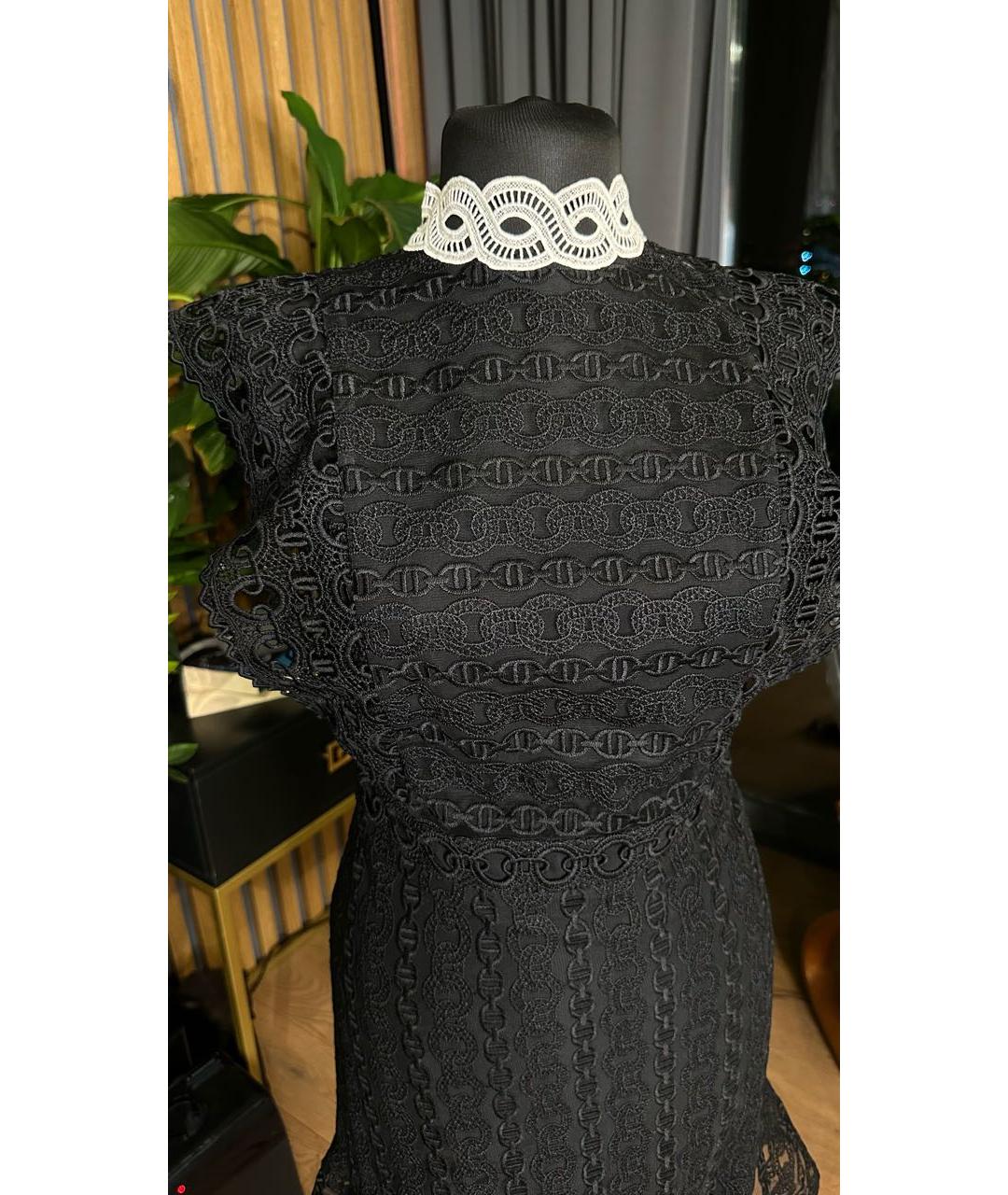 SANDRO Черное коктейльное платье, фото 7