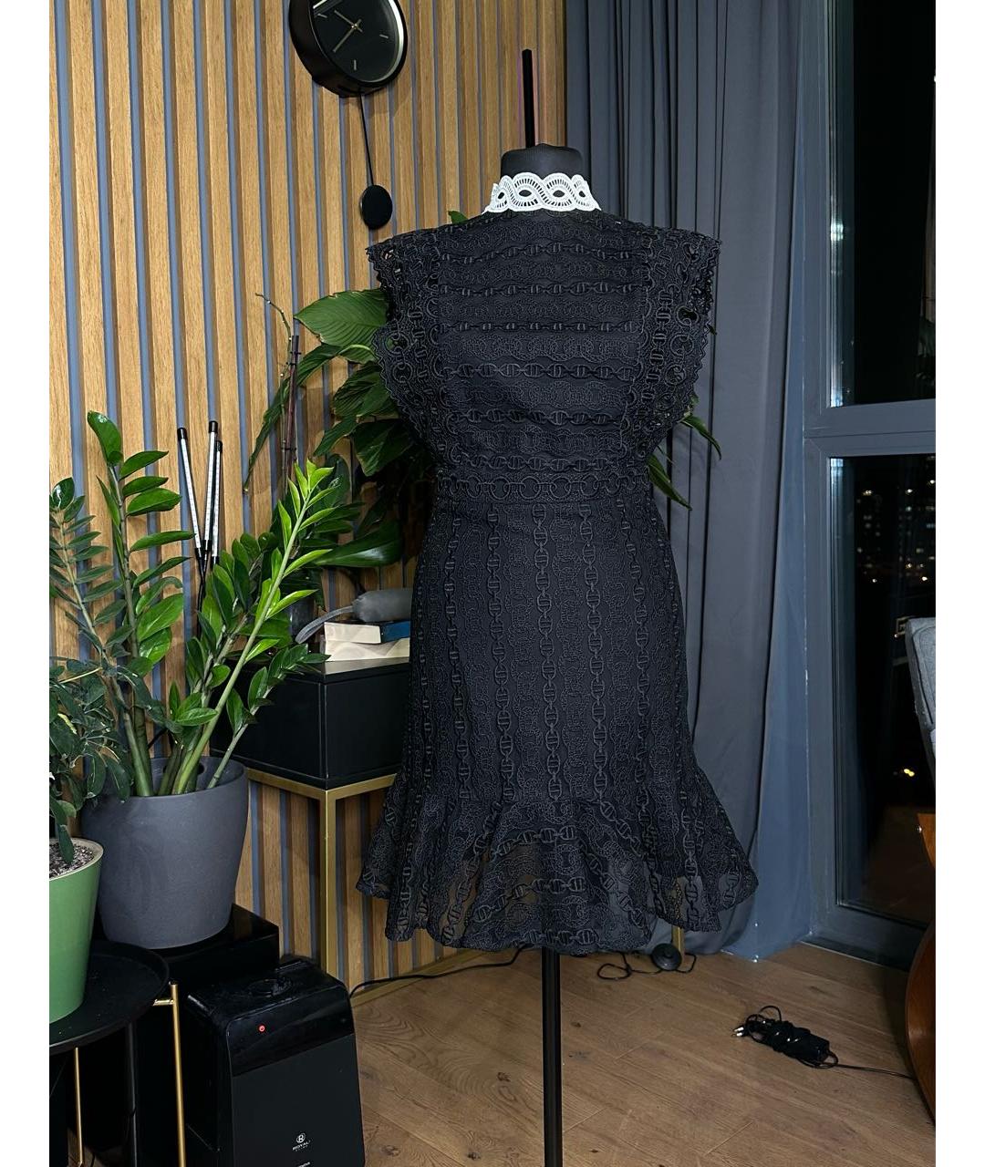 SANDRO Черное коктейльное платье, фото 8