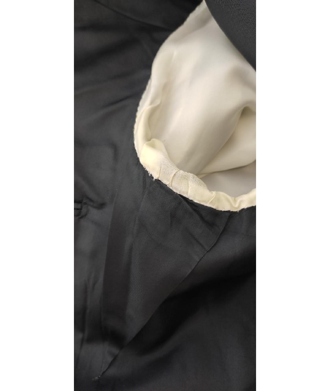 YVES SAINT LAURENT VINTAGE Черный шерстяной пиджак, фото 5