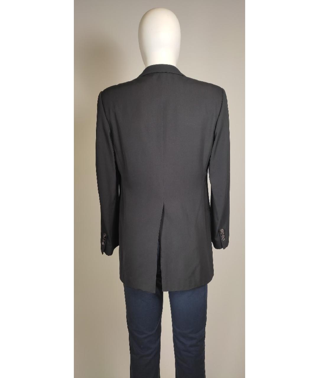 YVES SAINT LAURENT VINTAGE Черный шерстяной пиджак, фото 3